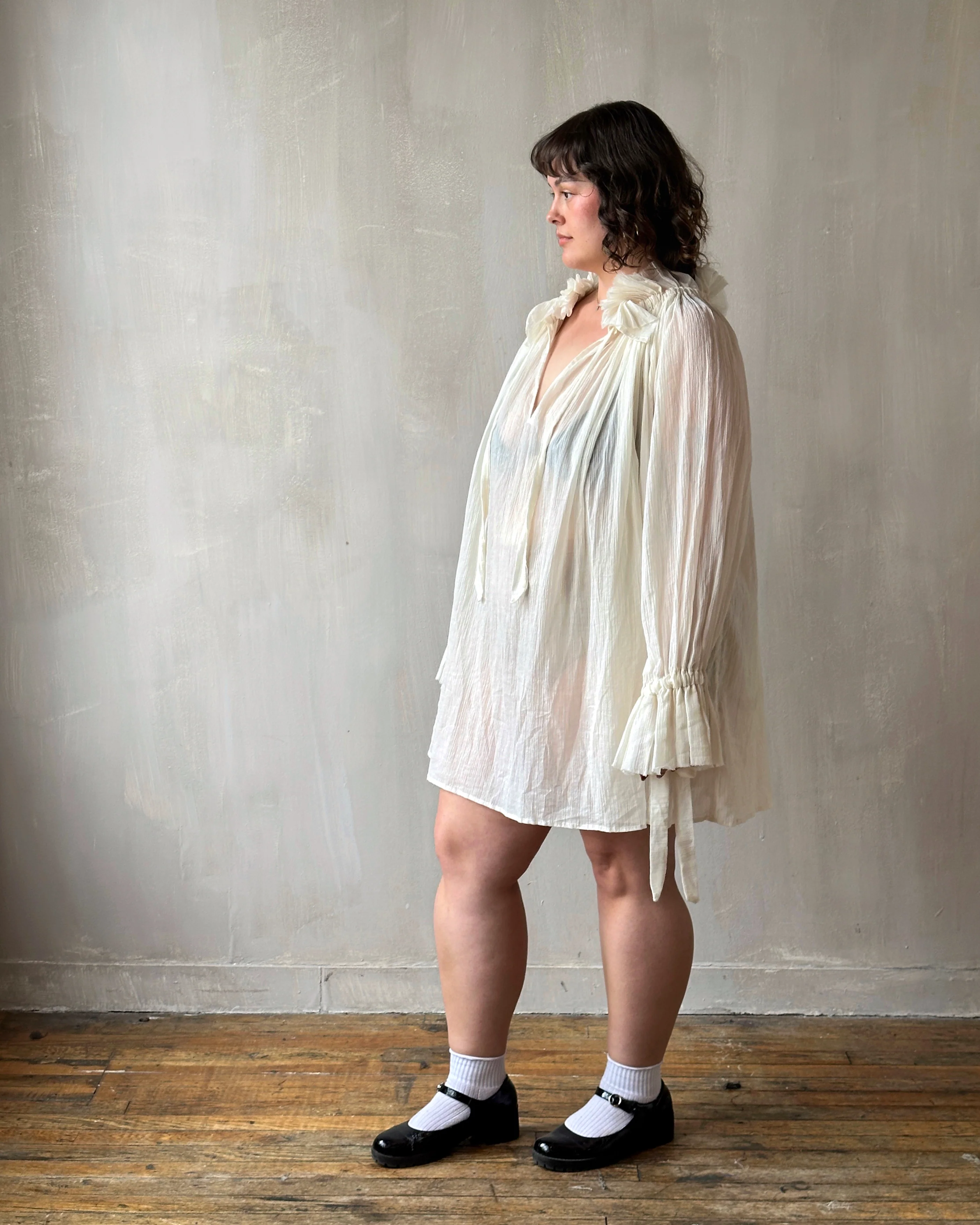 Alchemist Chemise in Parchment Cotton Gauze (Pre-Order) - Image 14