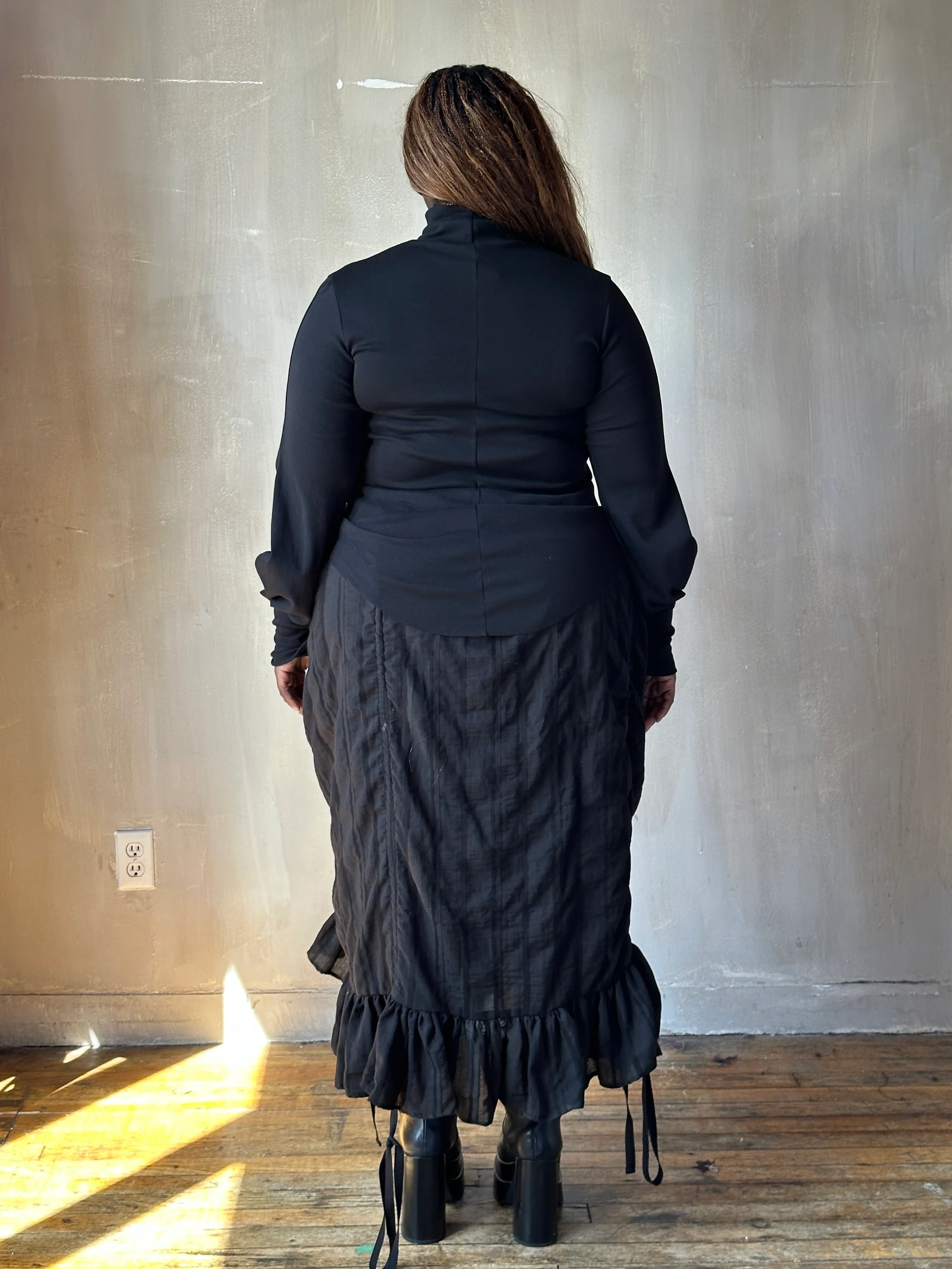 Hourglass Tunic in Black (In-Stock) - Image 21
