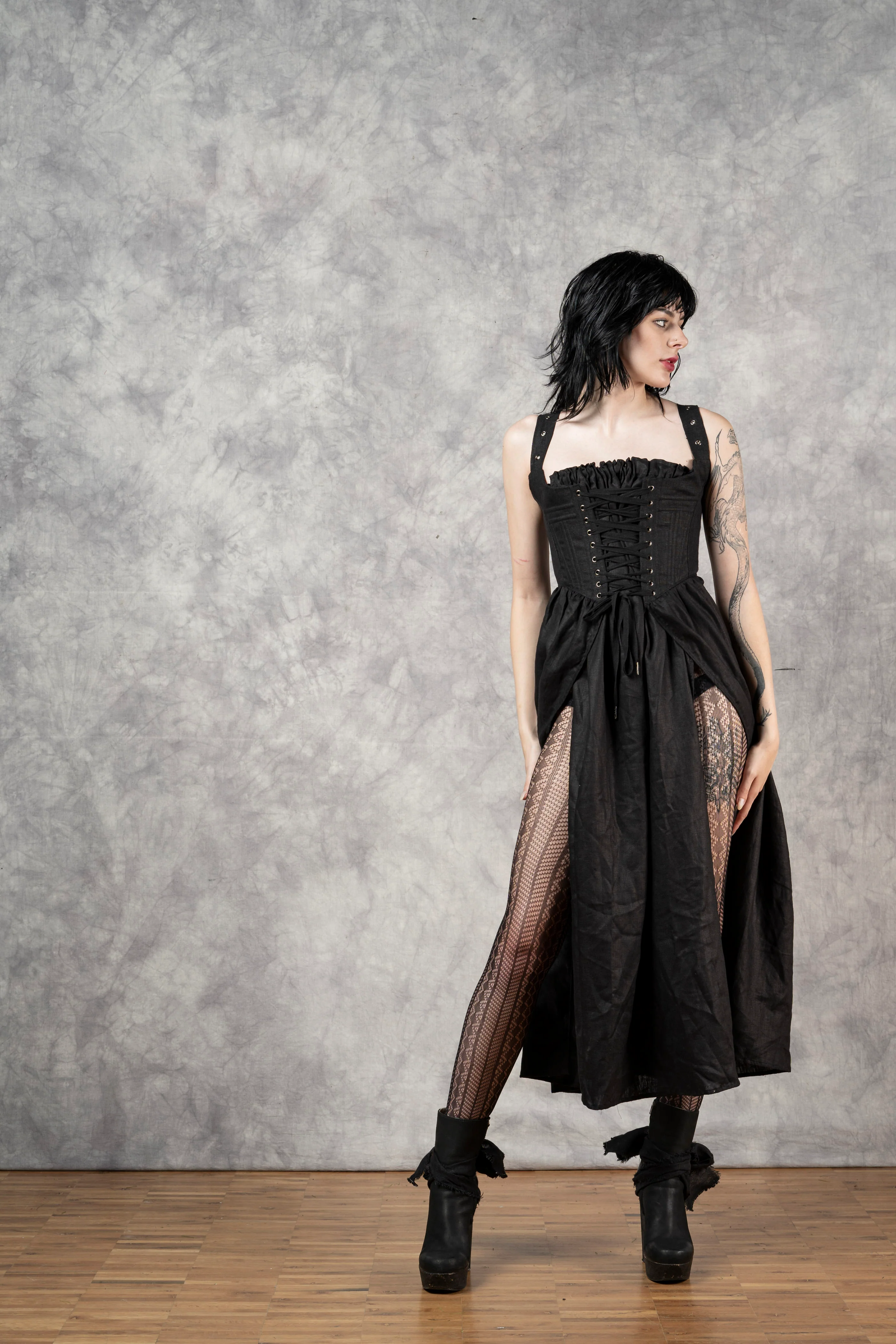 Caterina Dress with Bishop Sleeves - Image 12