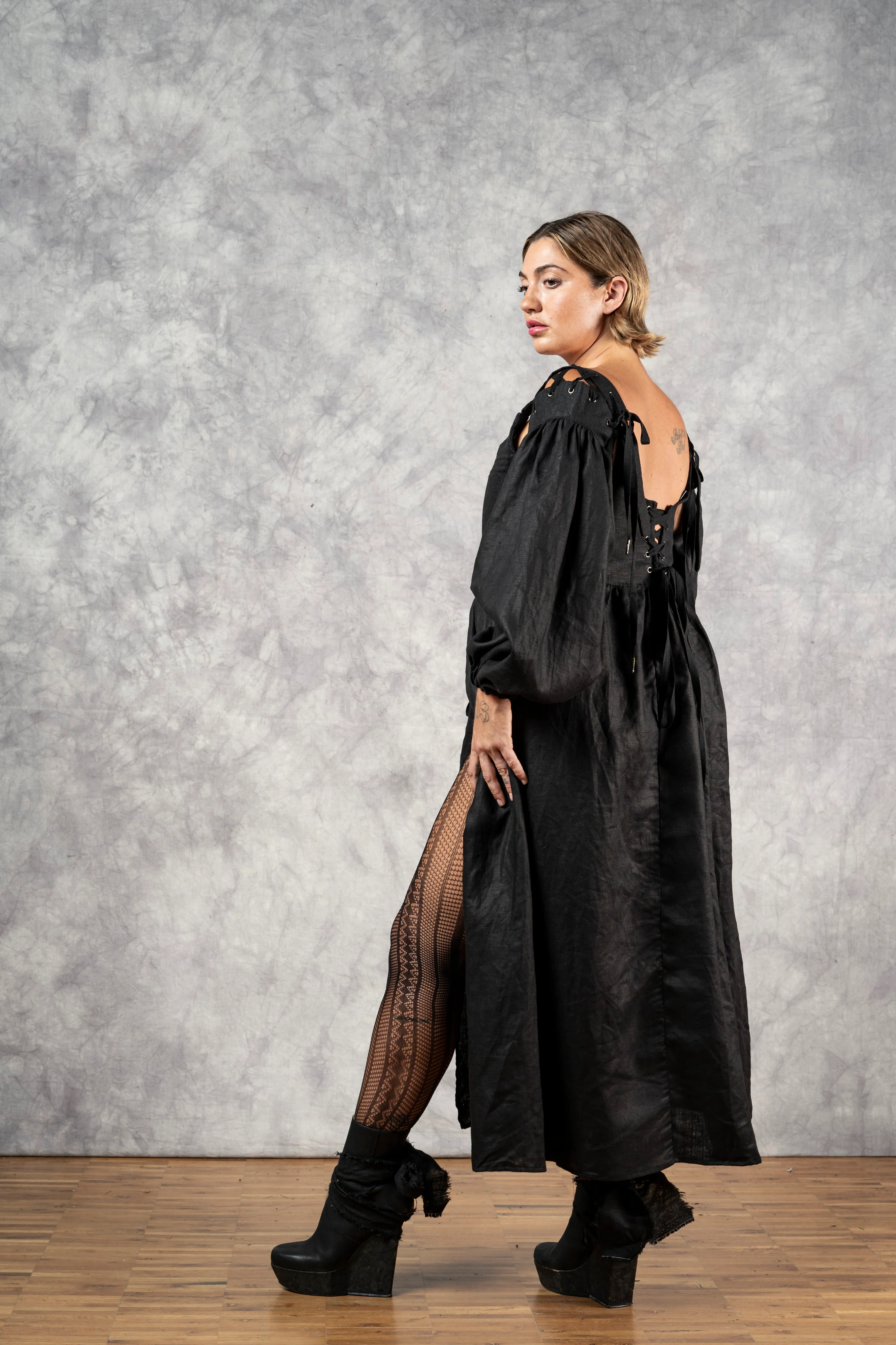 Caterina Dress with Bishop Sleeves - Image 16