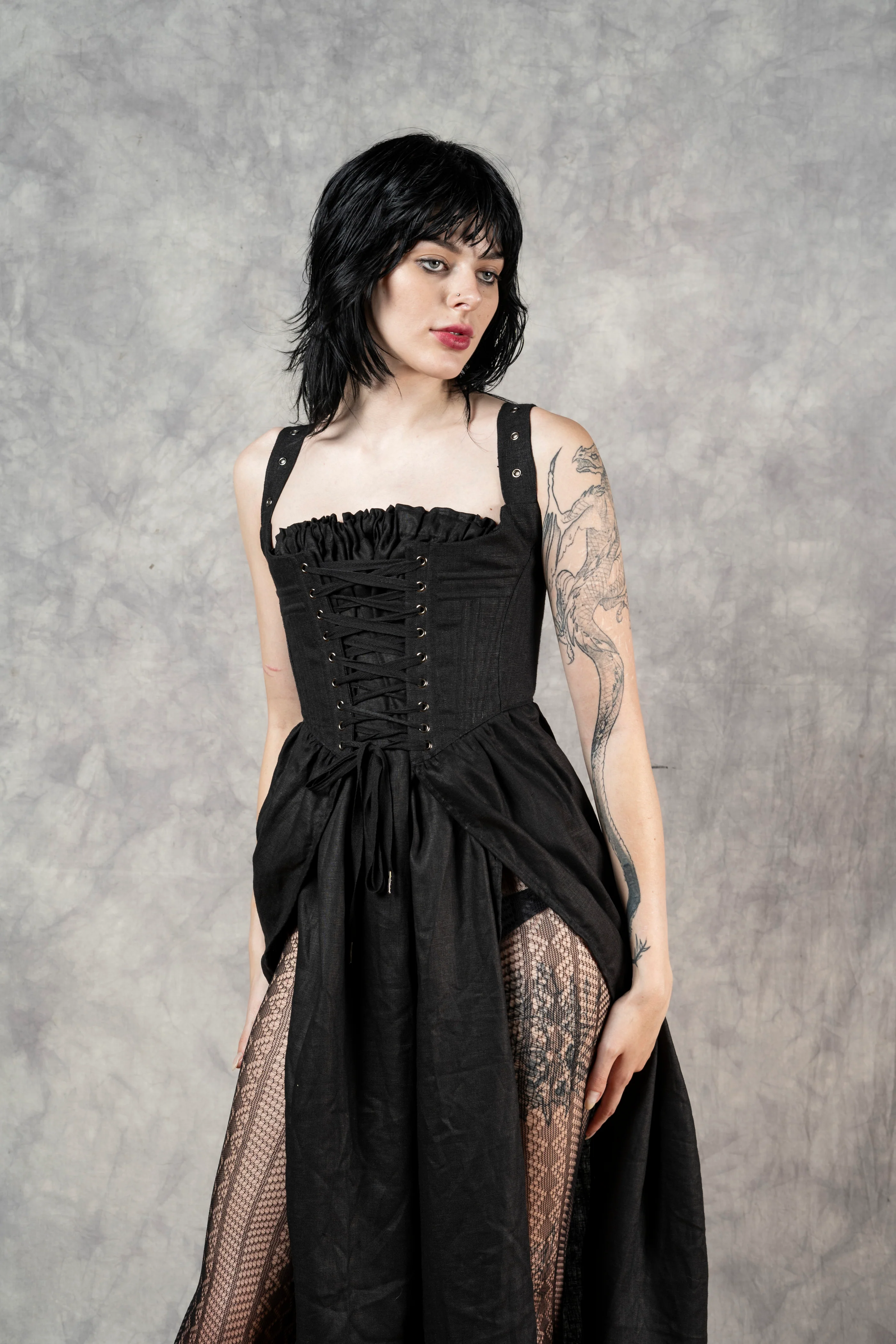 Caterina Dress with Bishop Sleeves - Image 17