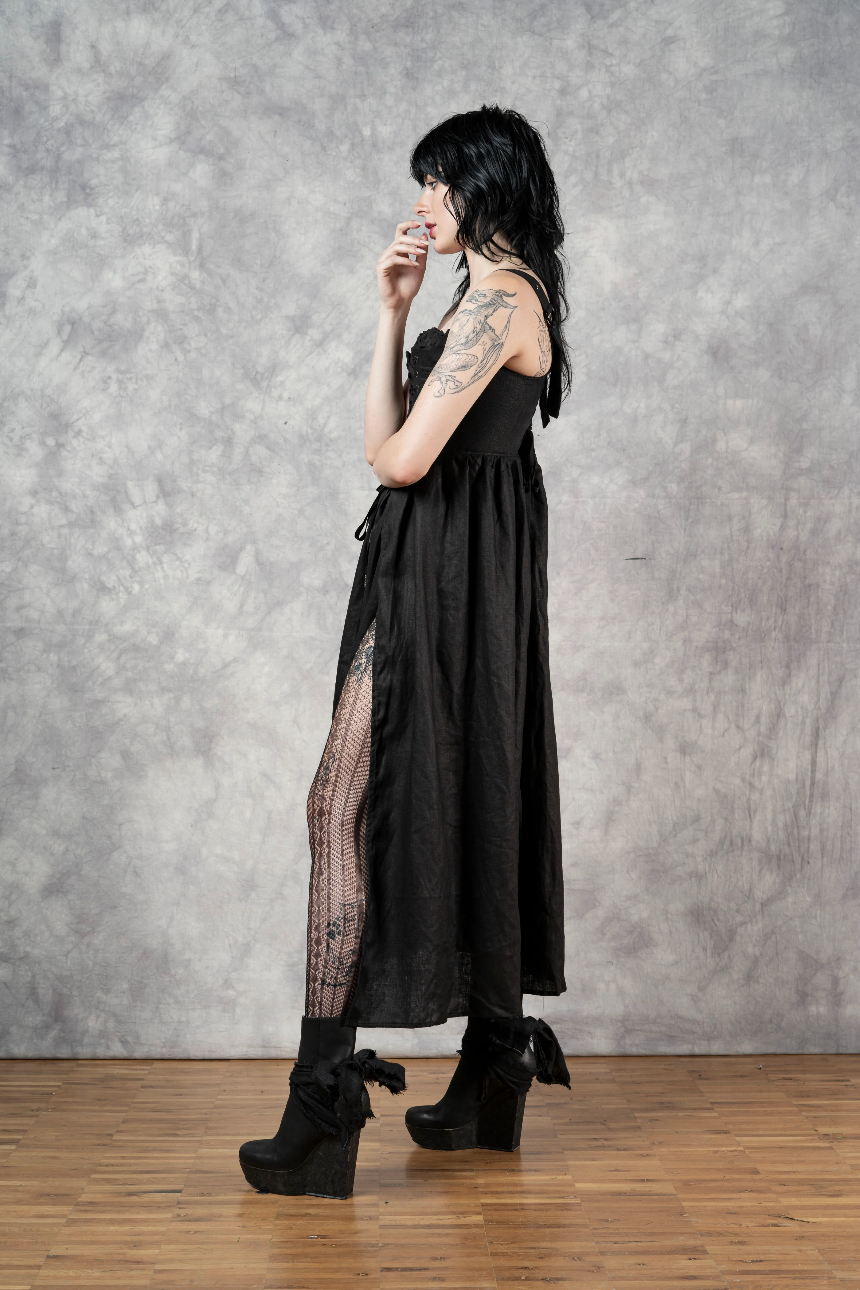 Caterina Dress with Bishop Sleeves - Image 18