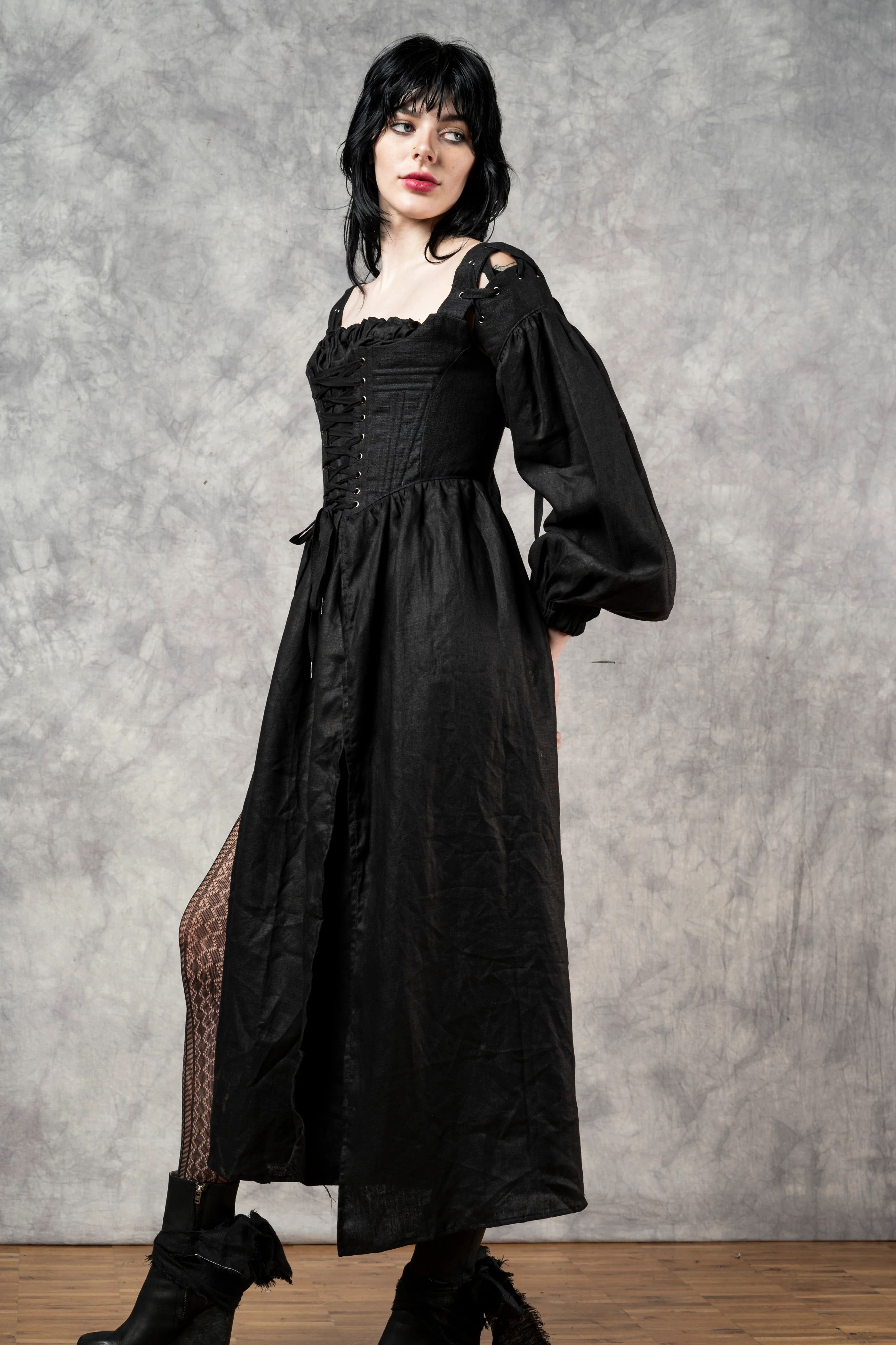 Caterina Dress with Bishop Sleeves - Image 23