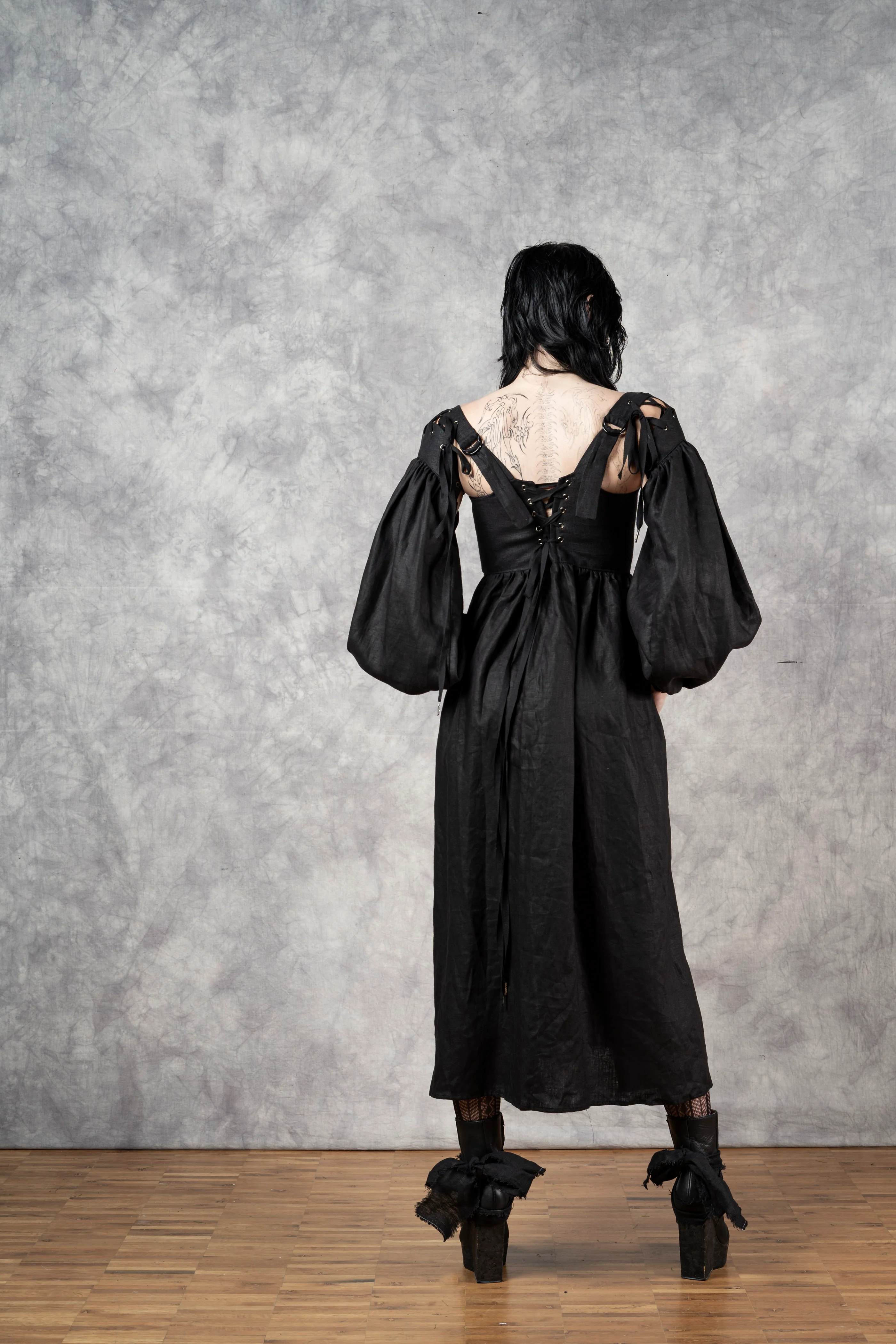 Caterina Dress with Bishop Sleeves - Image 25