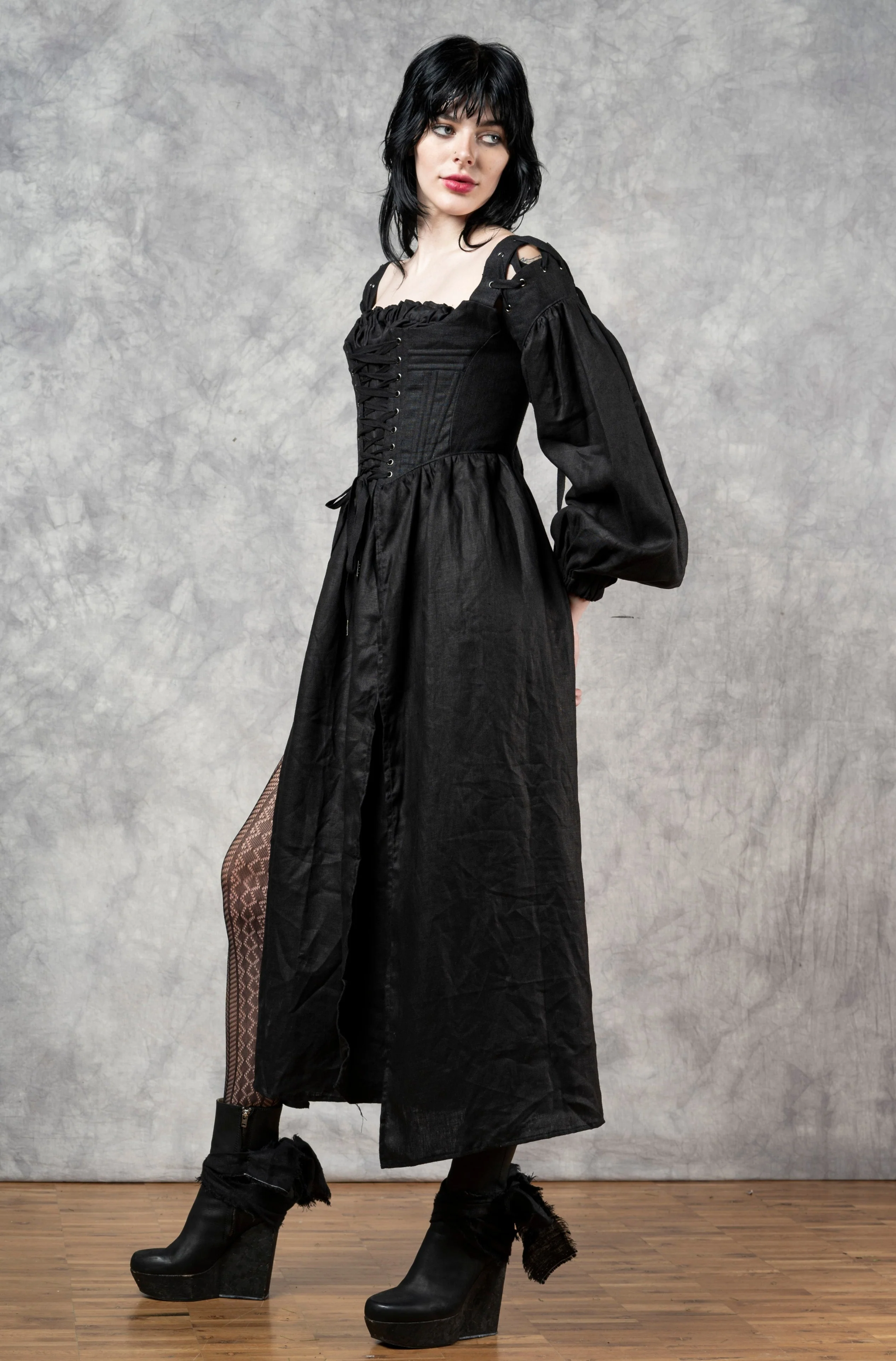 Caterina Dress with Bishop Sleeves - Image 6