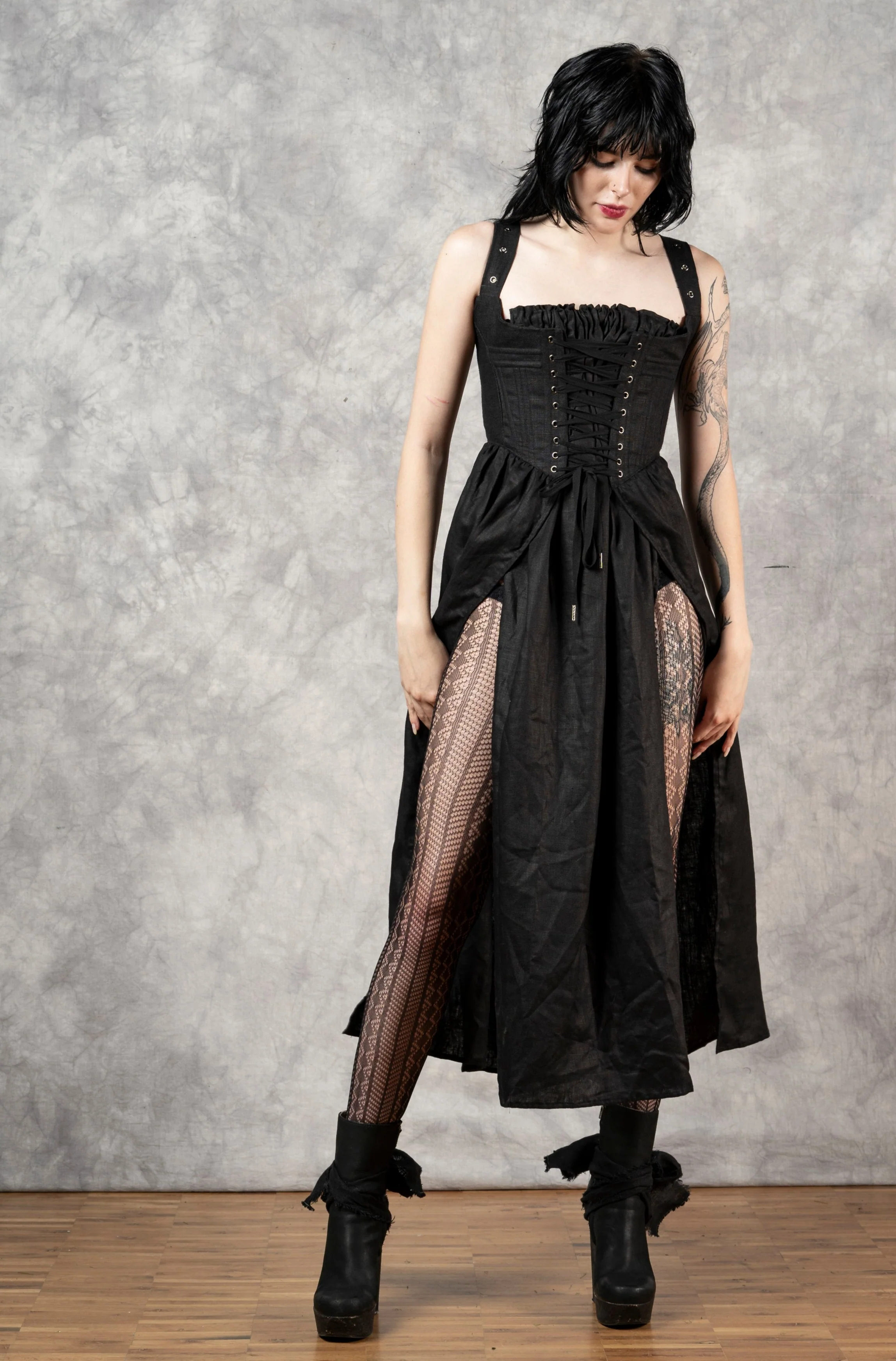 Caterina Dress with Bishop Sleeves - Image 9