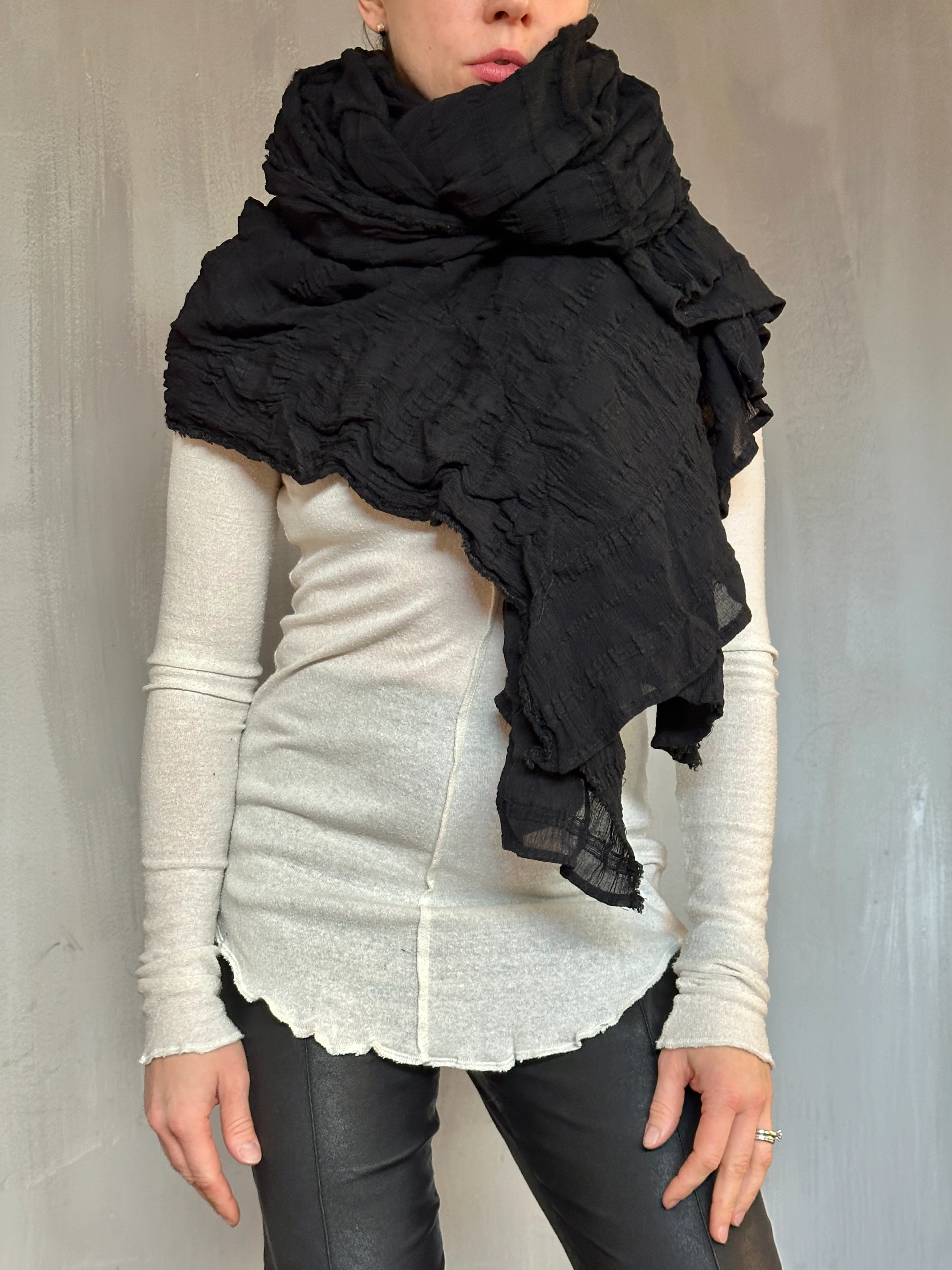 Sample Sale: Argyle Felted Shawl (OOAK) - Image 2