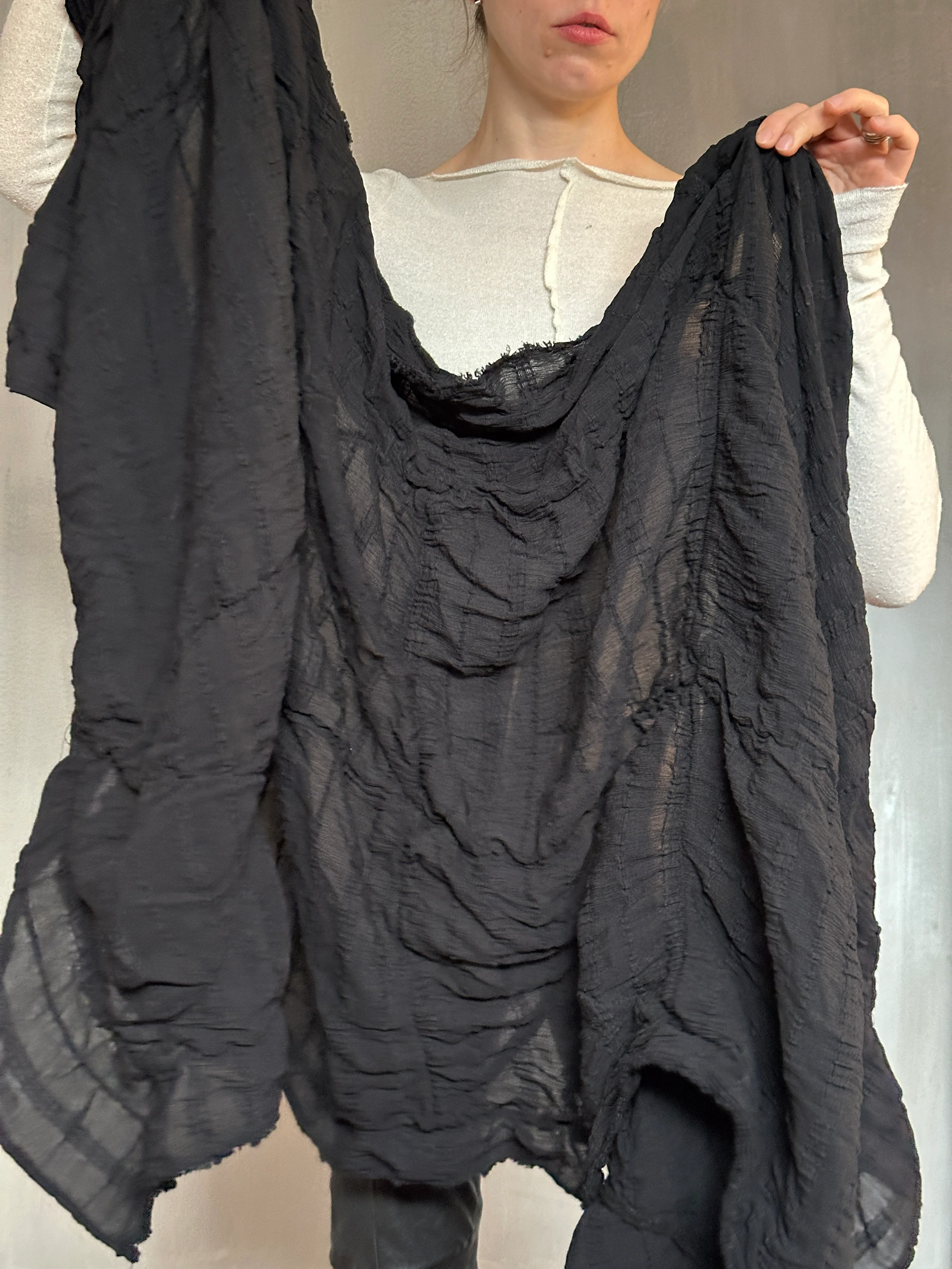 Sample Sale: Argyle Felted Shawl (OOAK) - Image 4