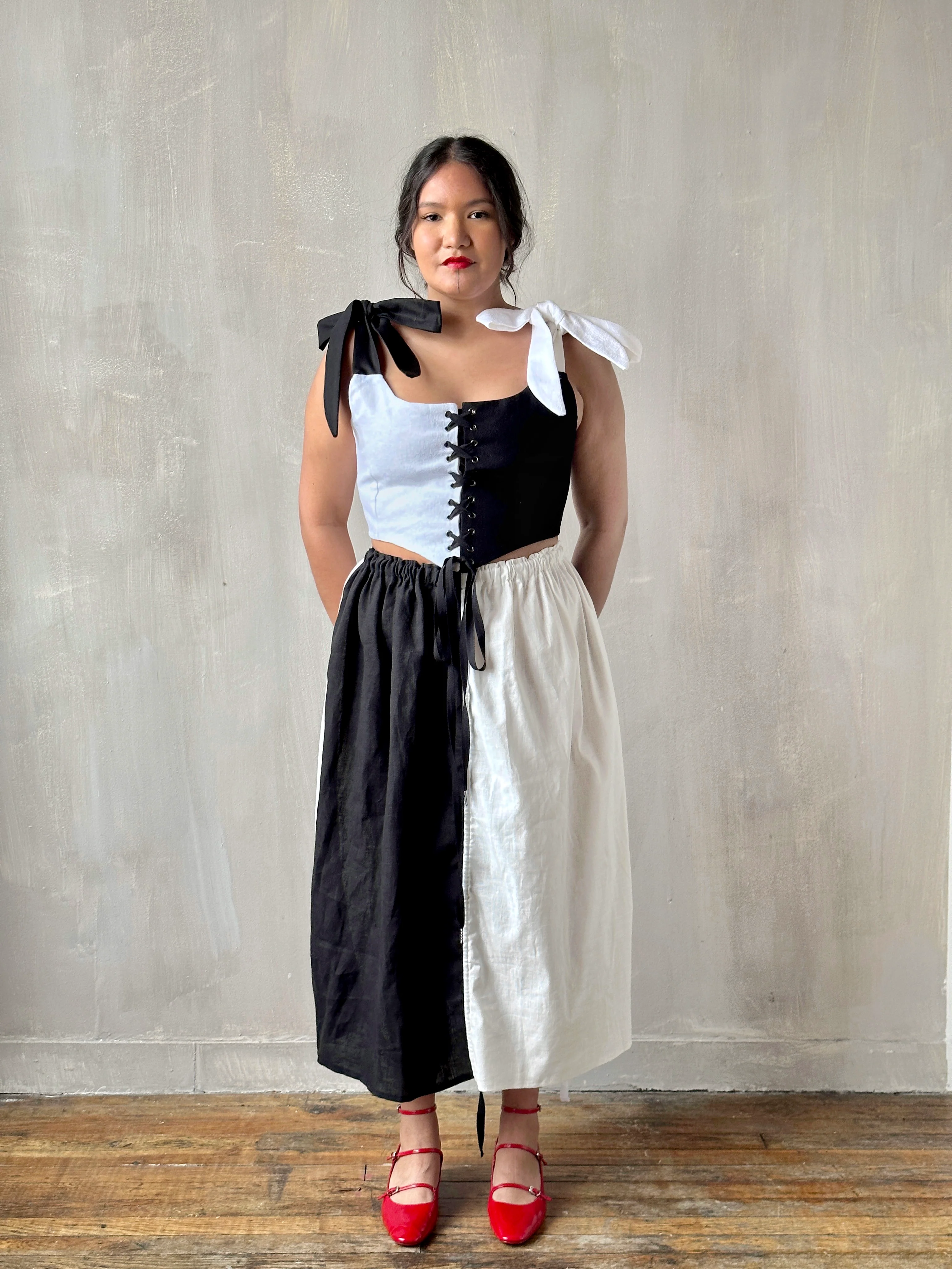 Duo-Tone Corset Vest - Image 2