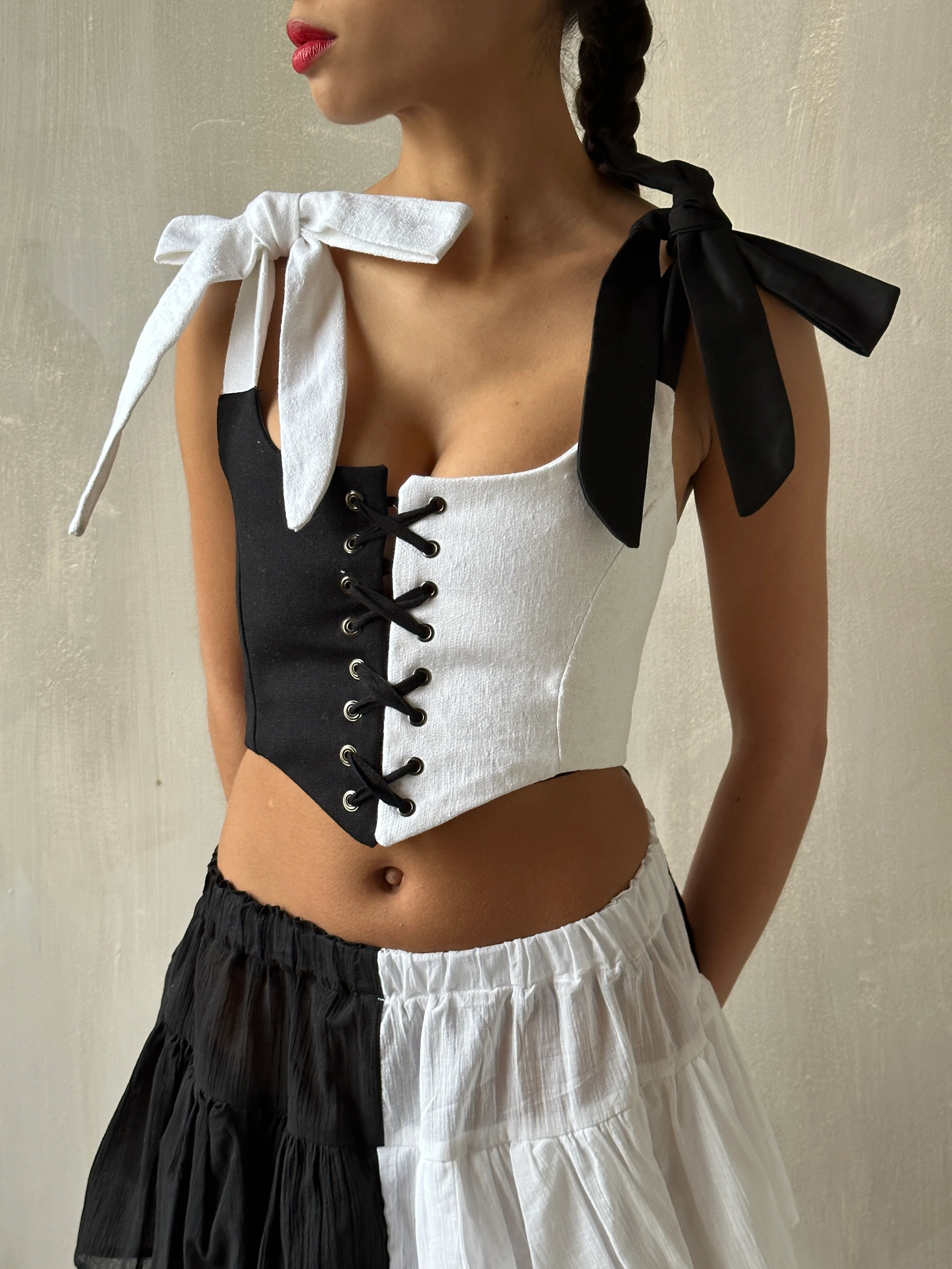 Duo-Tone Corset Vest - Image 6