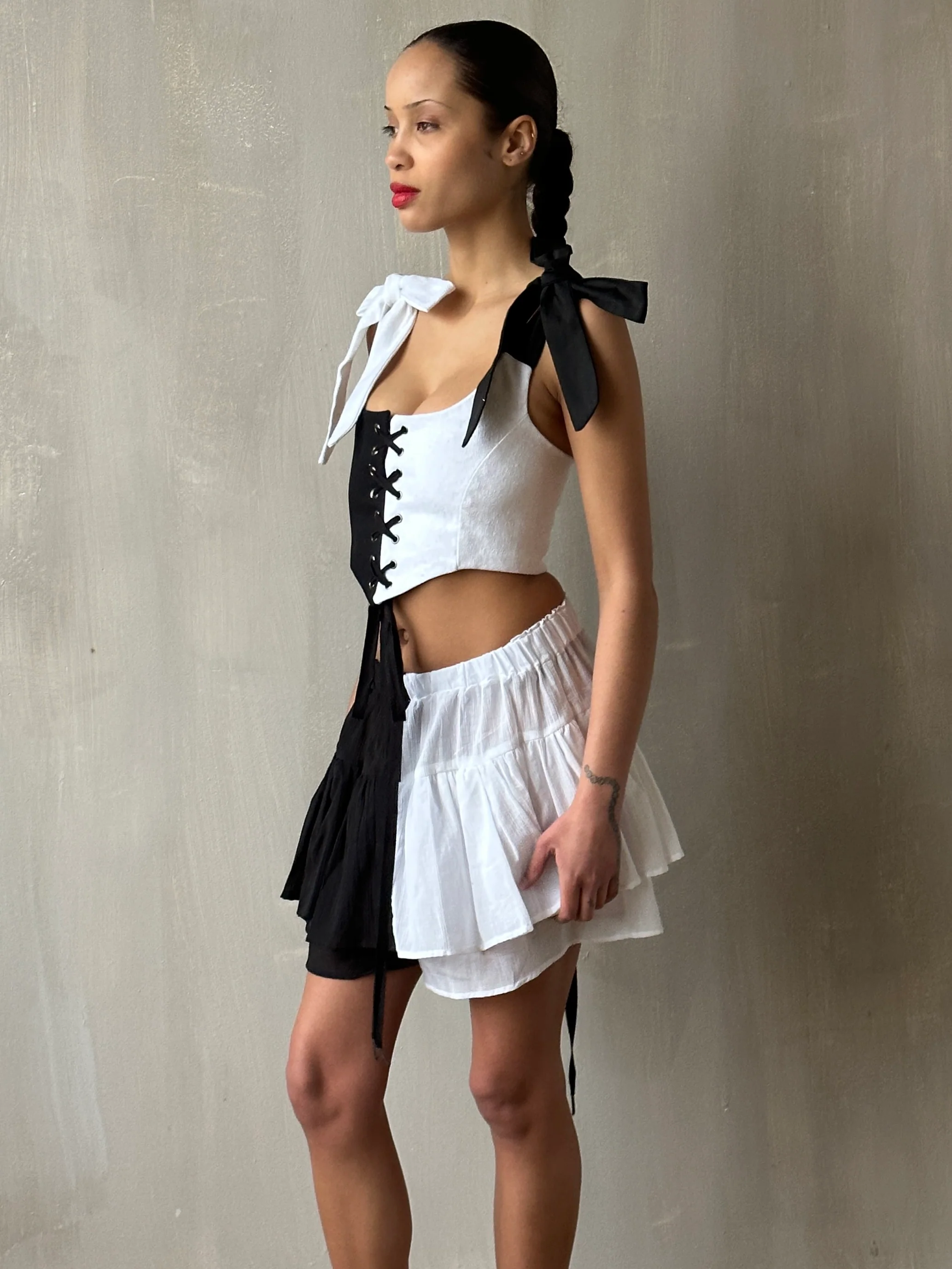 Duo-Tone Corset Vest - Image 7