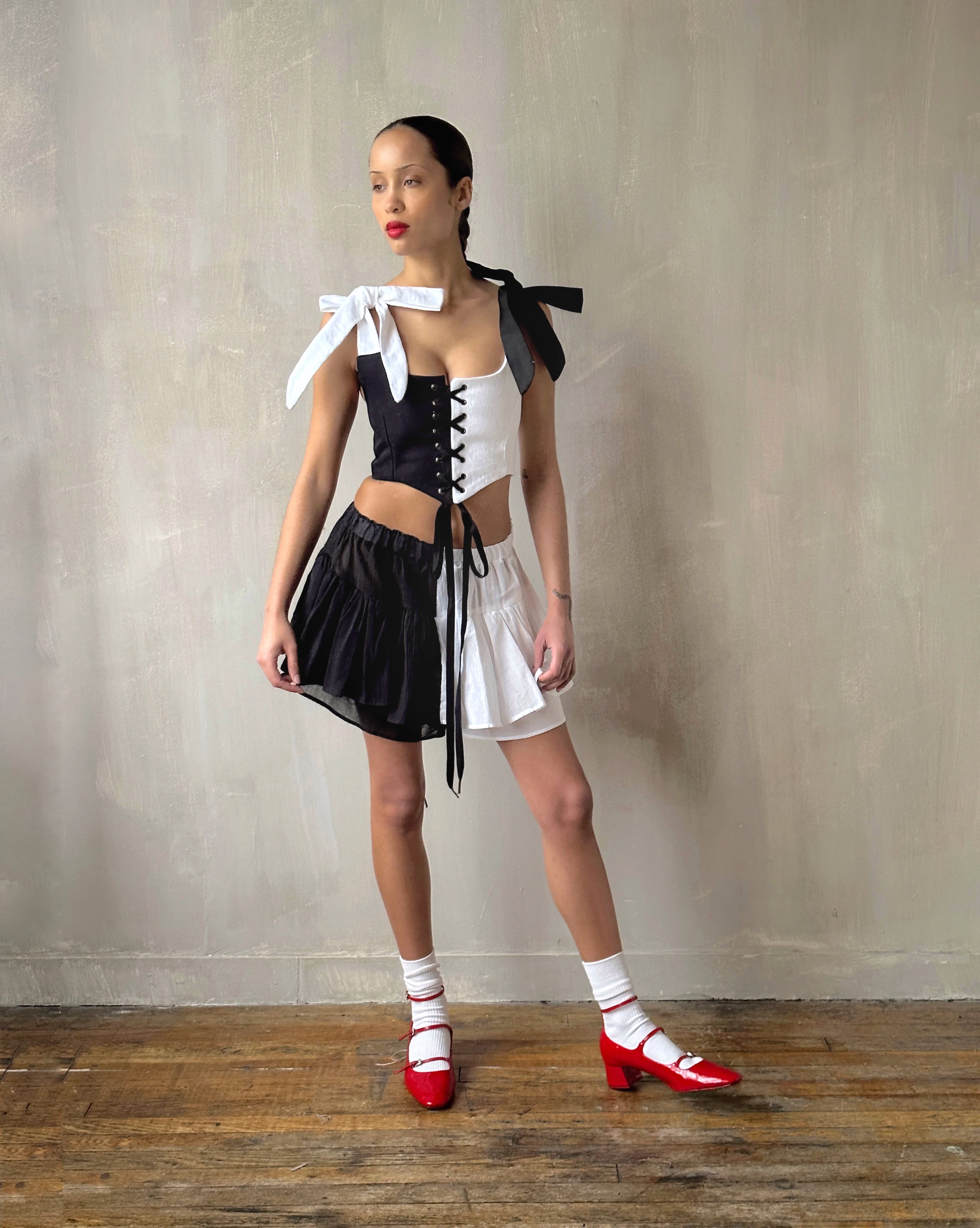 Duo-Tone Corset Vest - Image 9