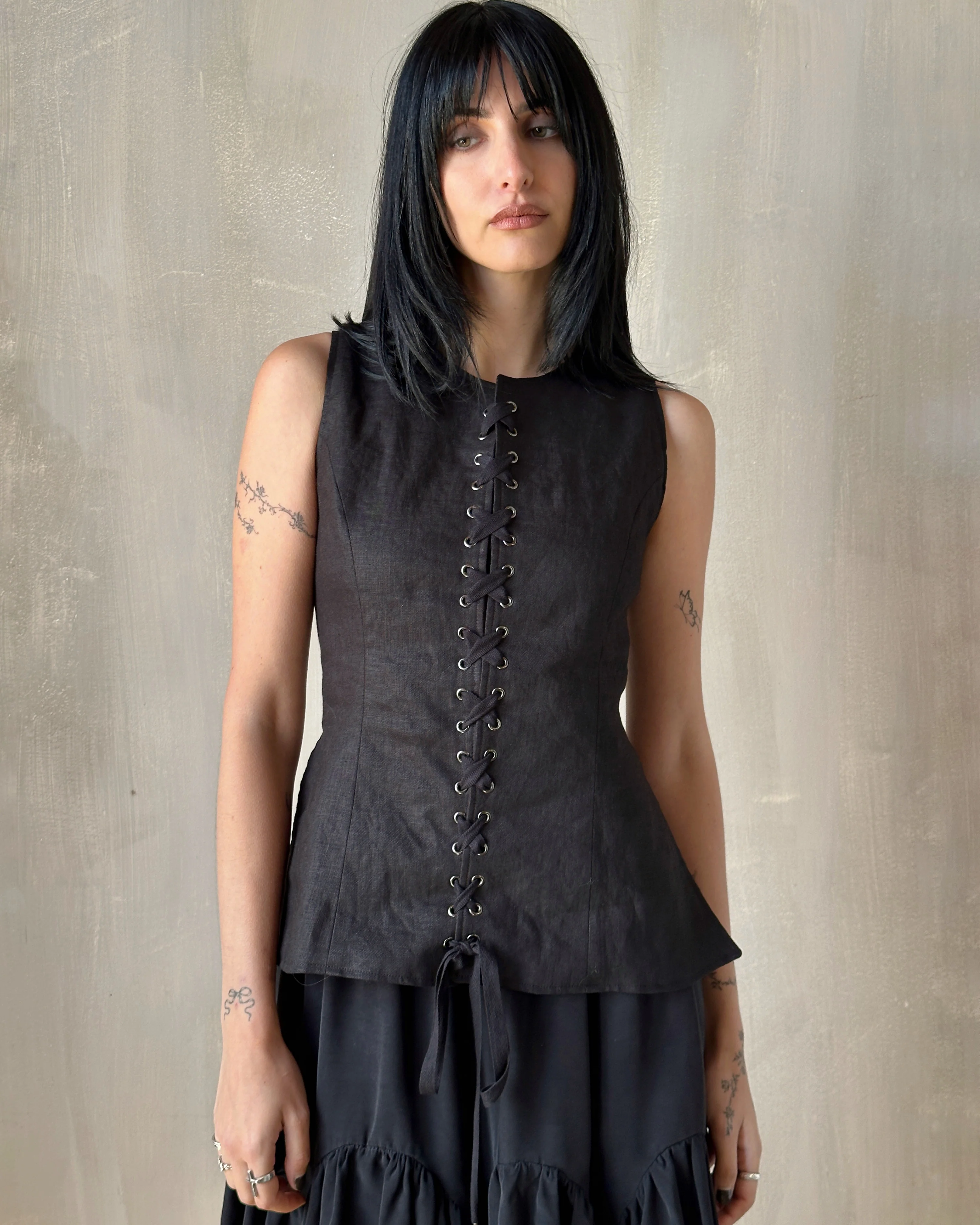 FW'24: Front-Lacing Vest - Image 7