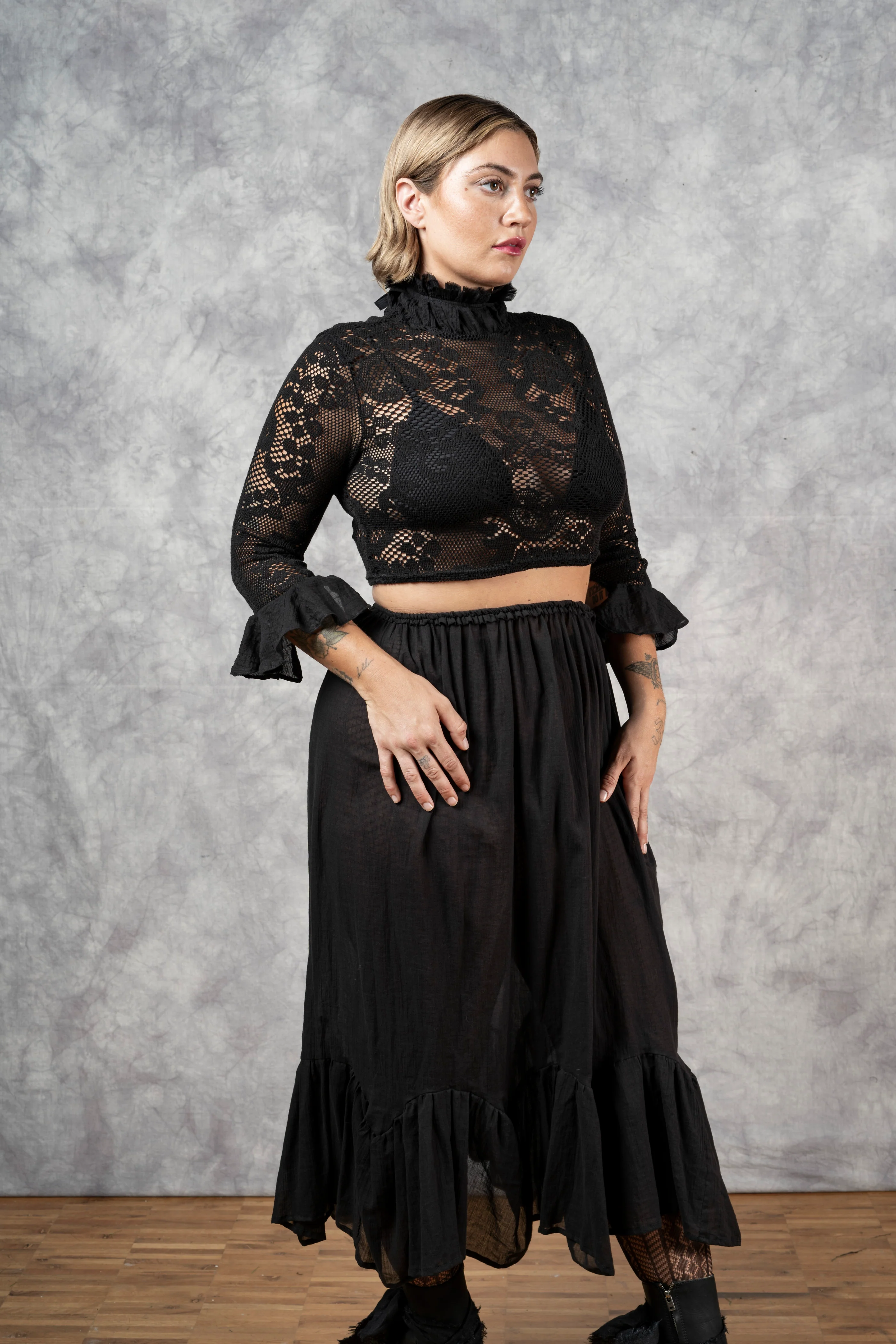 Semi-Sheer Petticoat Skirt - Image 5
