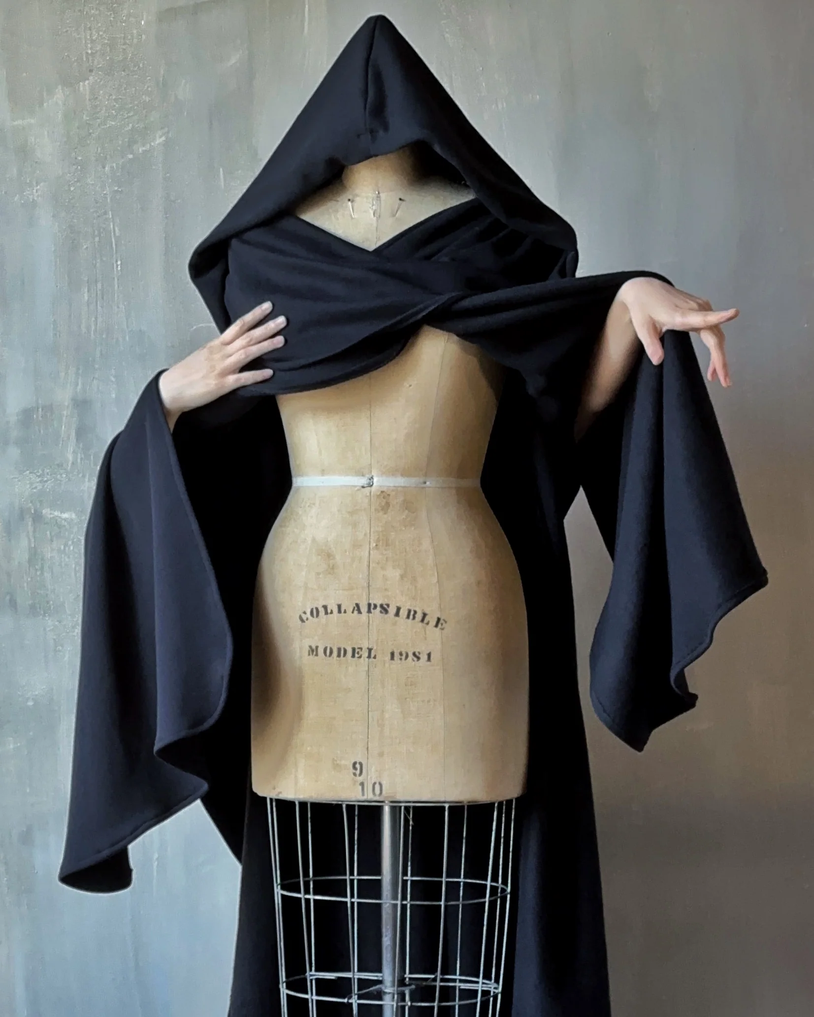 Mythic Cape in Organic Cotton Fleece (Pre-Order) - Image 2