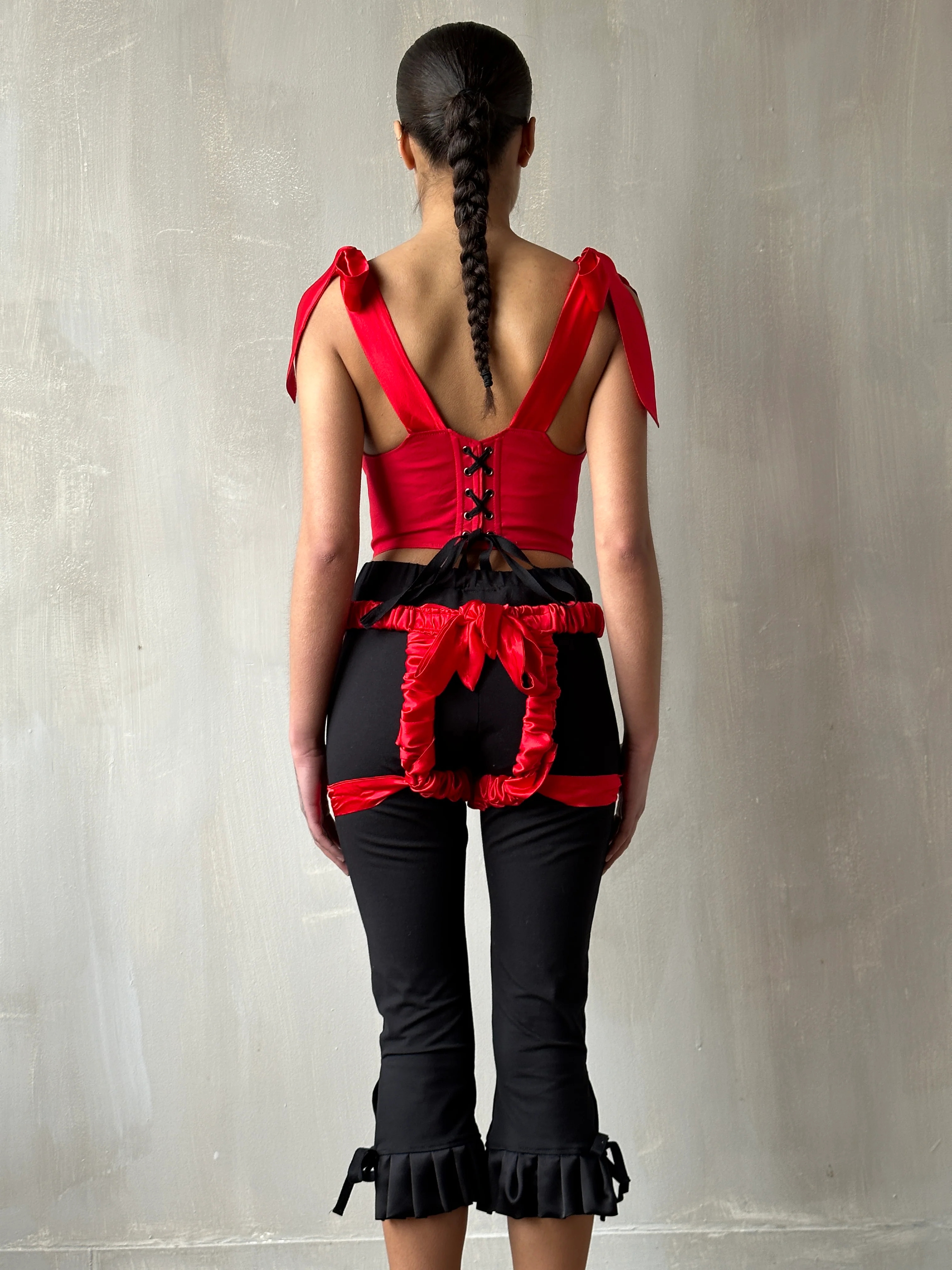 Spring '24 Red Satin Bow Harness - Image 12