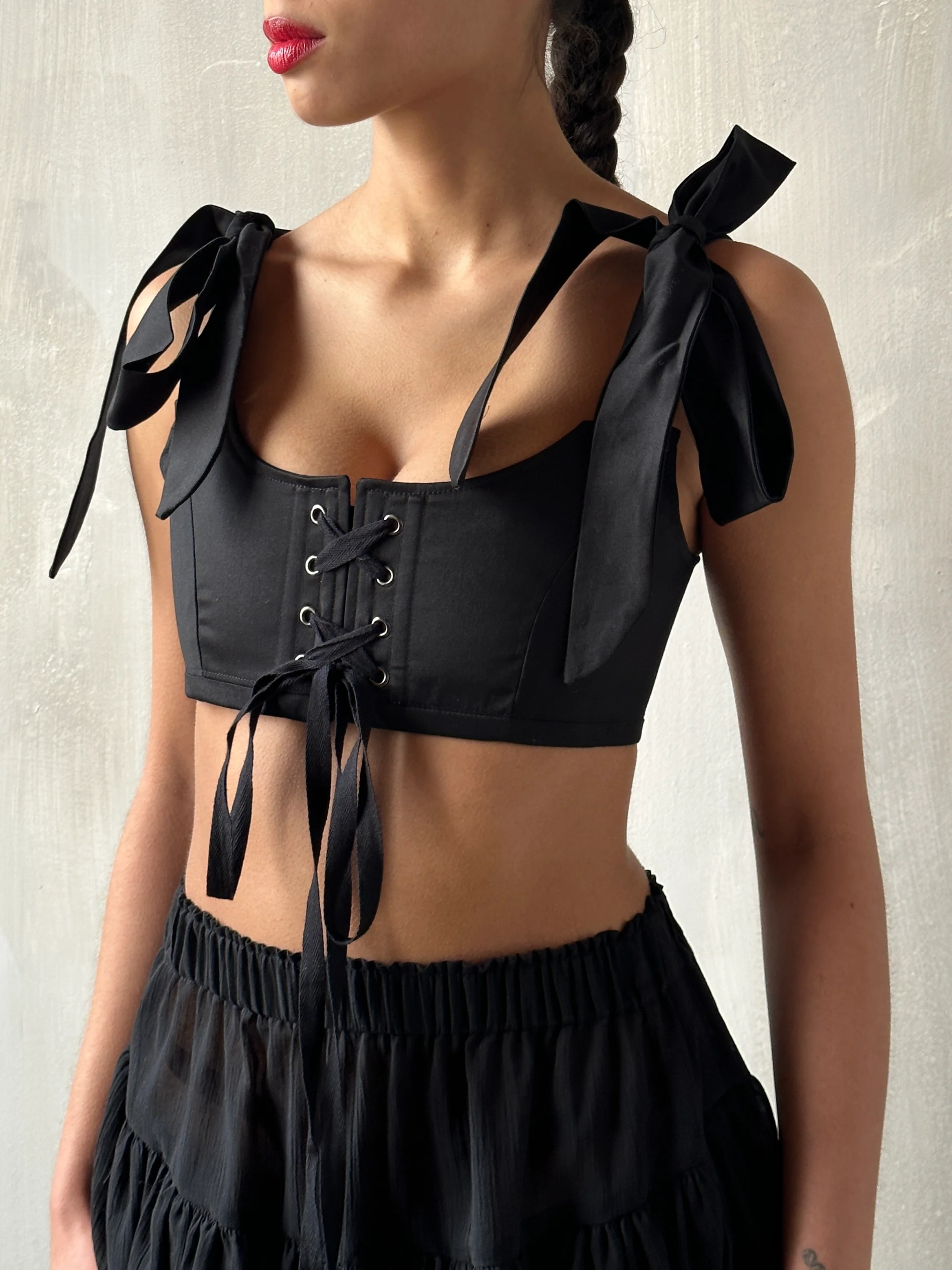 Spring '24 Regency Bralette in Cotton Sateen - Image 2