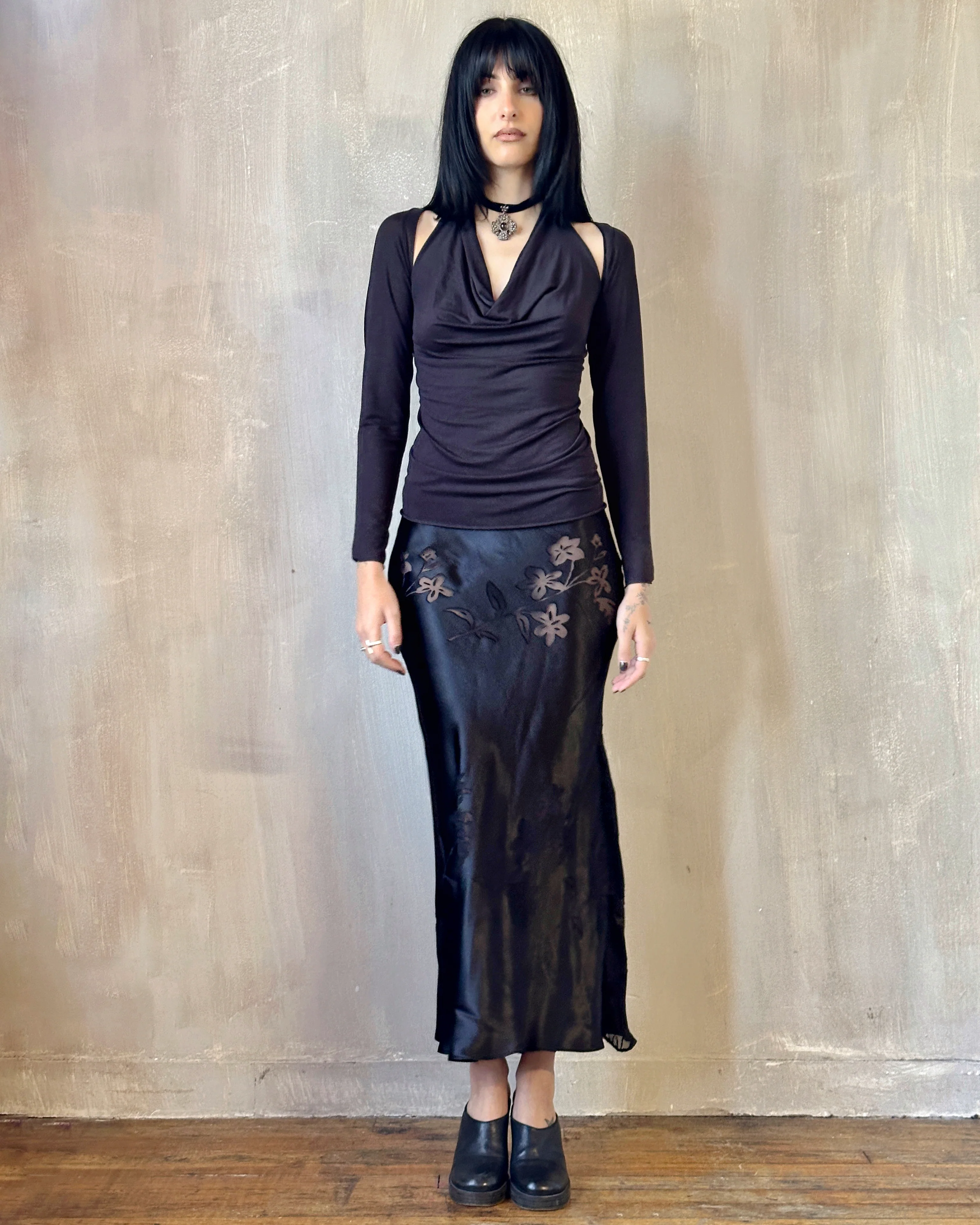 Sample Sale: Halter Shrug Top in Black (Size I) - Image 3
