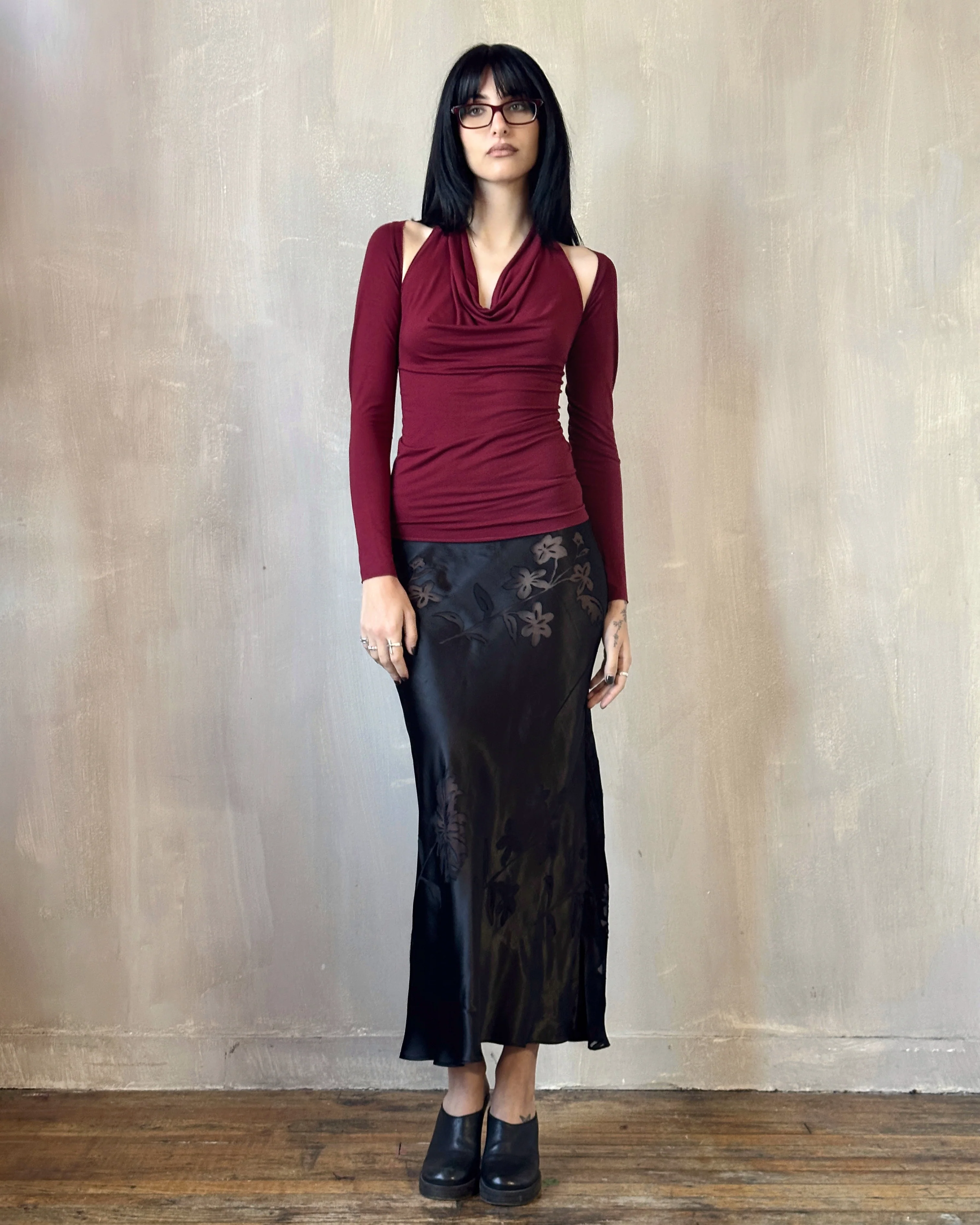 Halter Shrug Top in Blood Red (In Stock) * - Image 5