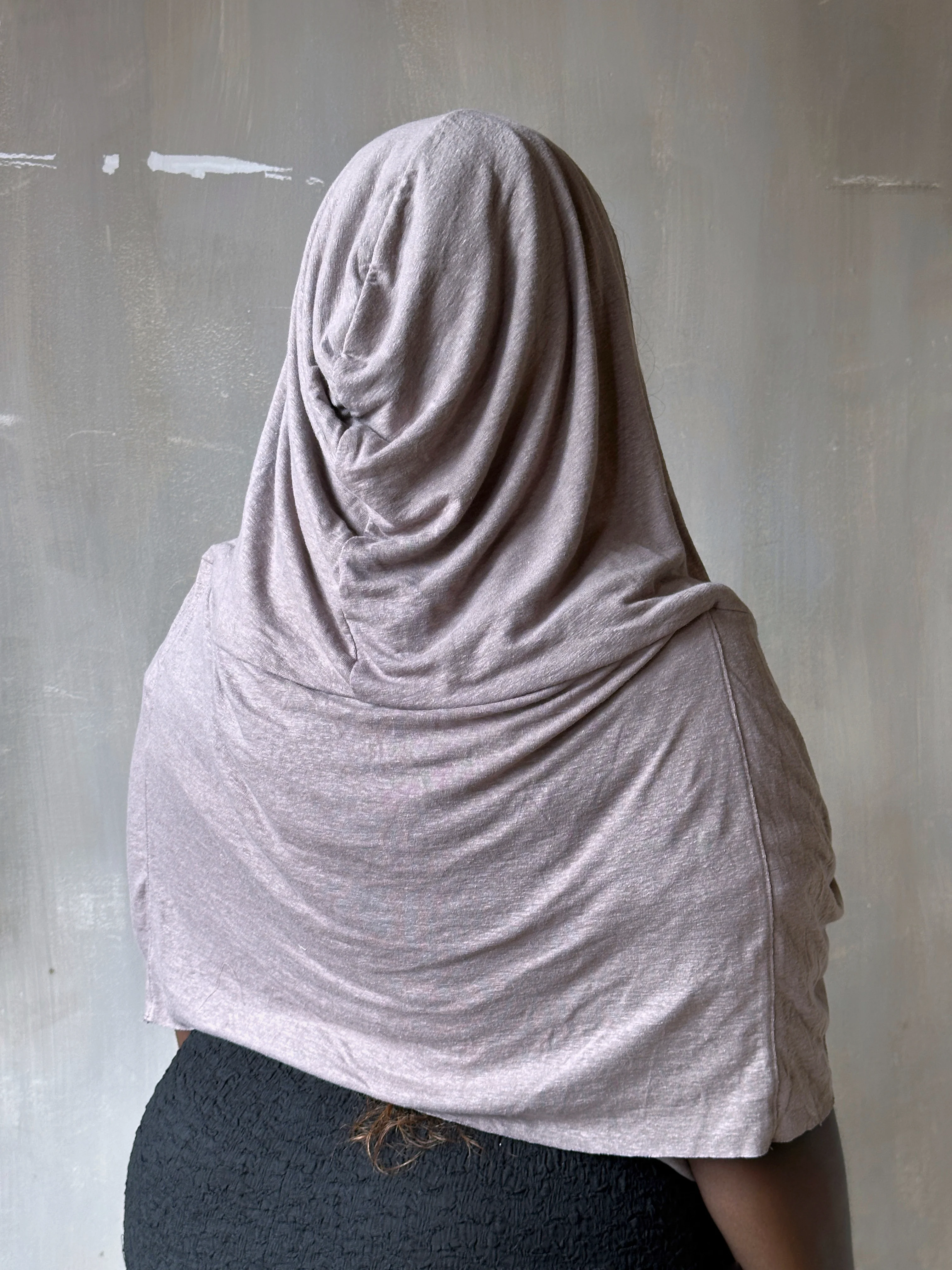 Spring '26: Mythic Cowl in "Moon Dust" Linen Jersey (Pre-Order) - Image 9