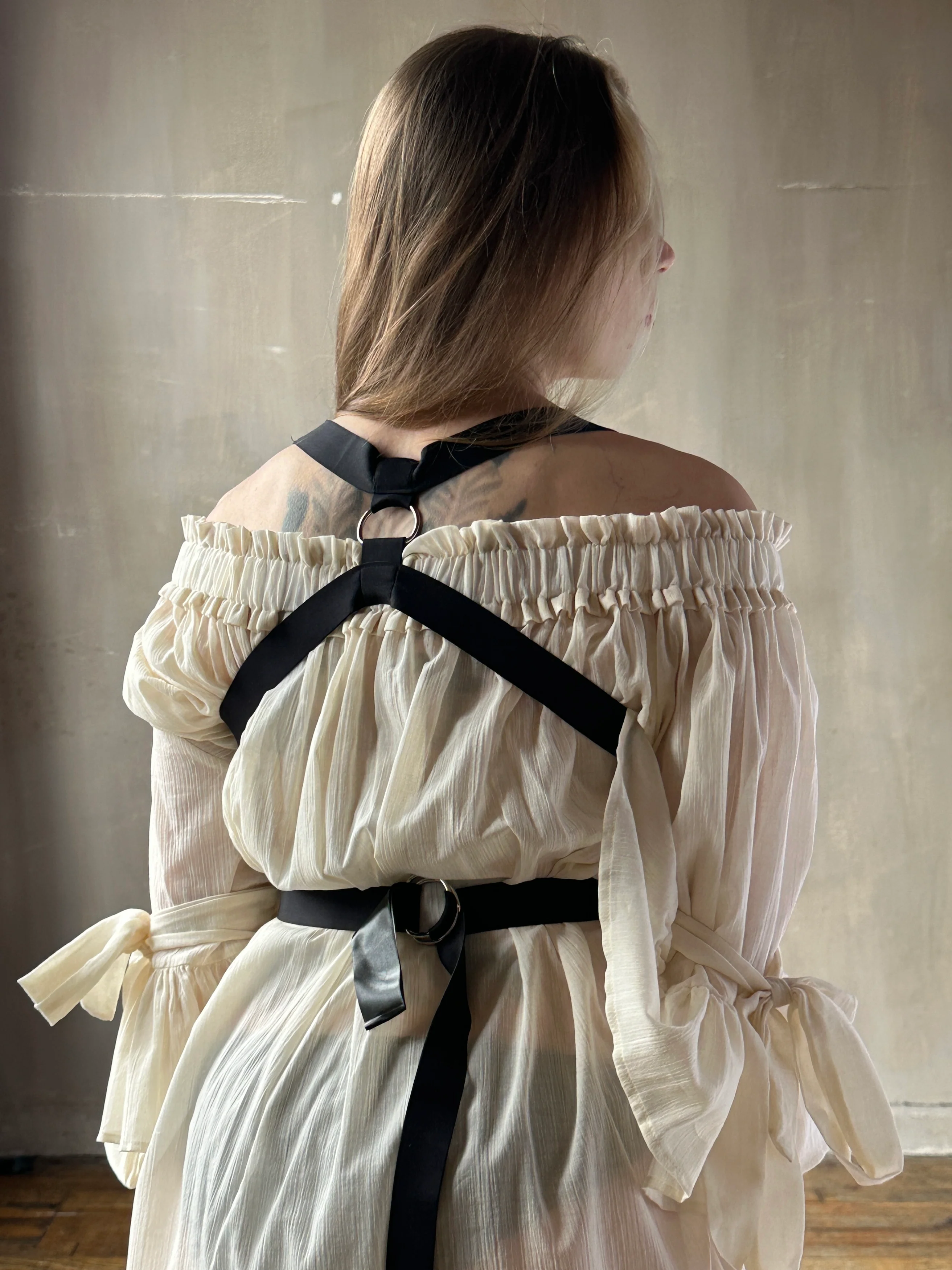 Spring '26: Reversible Crossover Harness in Cotton Sateen Elastic (Pre-Order) - Image 10