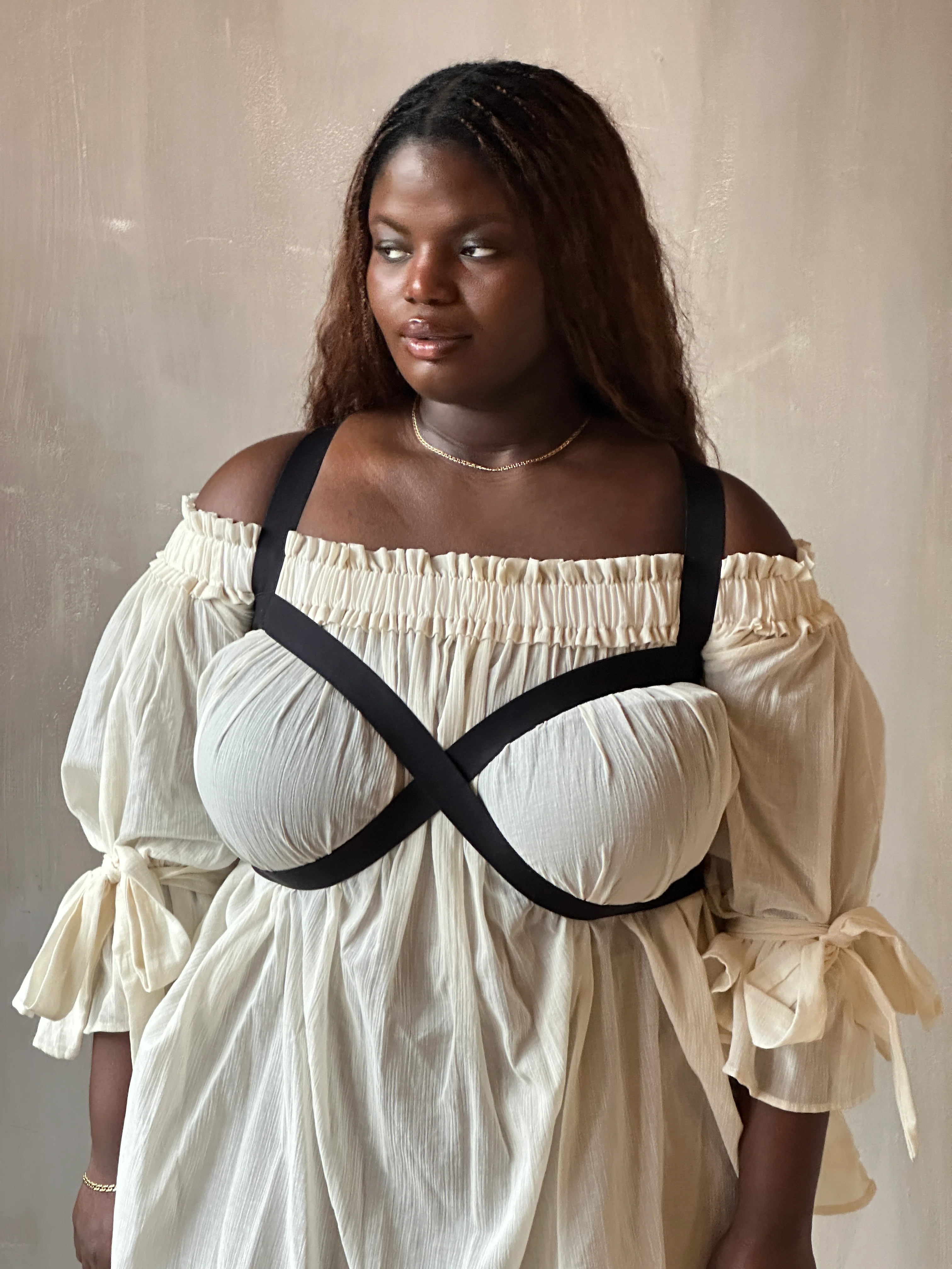 Spring '26: Reversible Crossover Harness in Cotton Sateen Elastic (Pre-Order) - Image 5