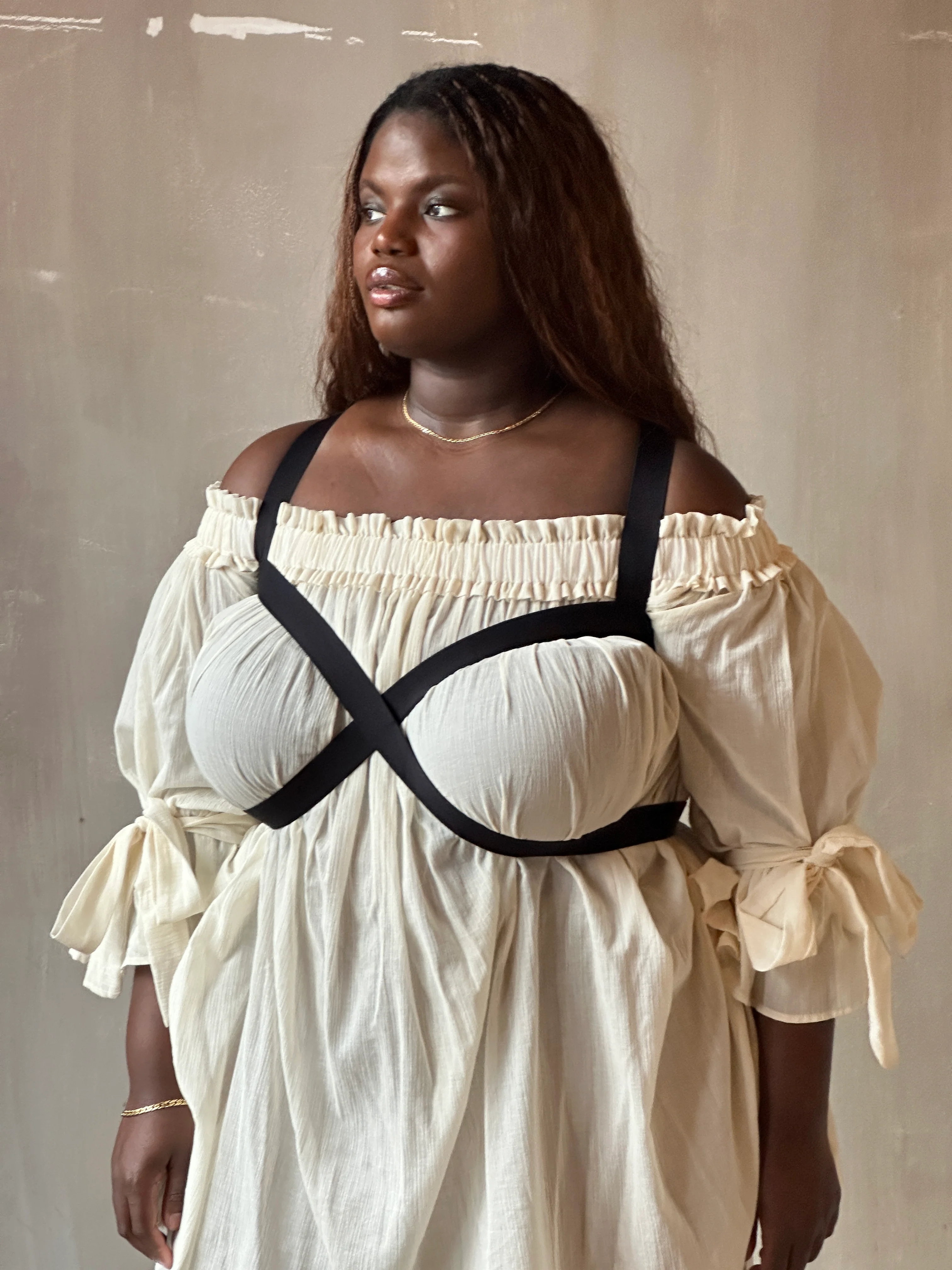 Spring '26: Reversible Crossover Harness in Cotton Sateen Elastic (Pre-Order) - Image 7