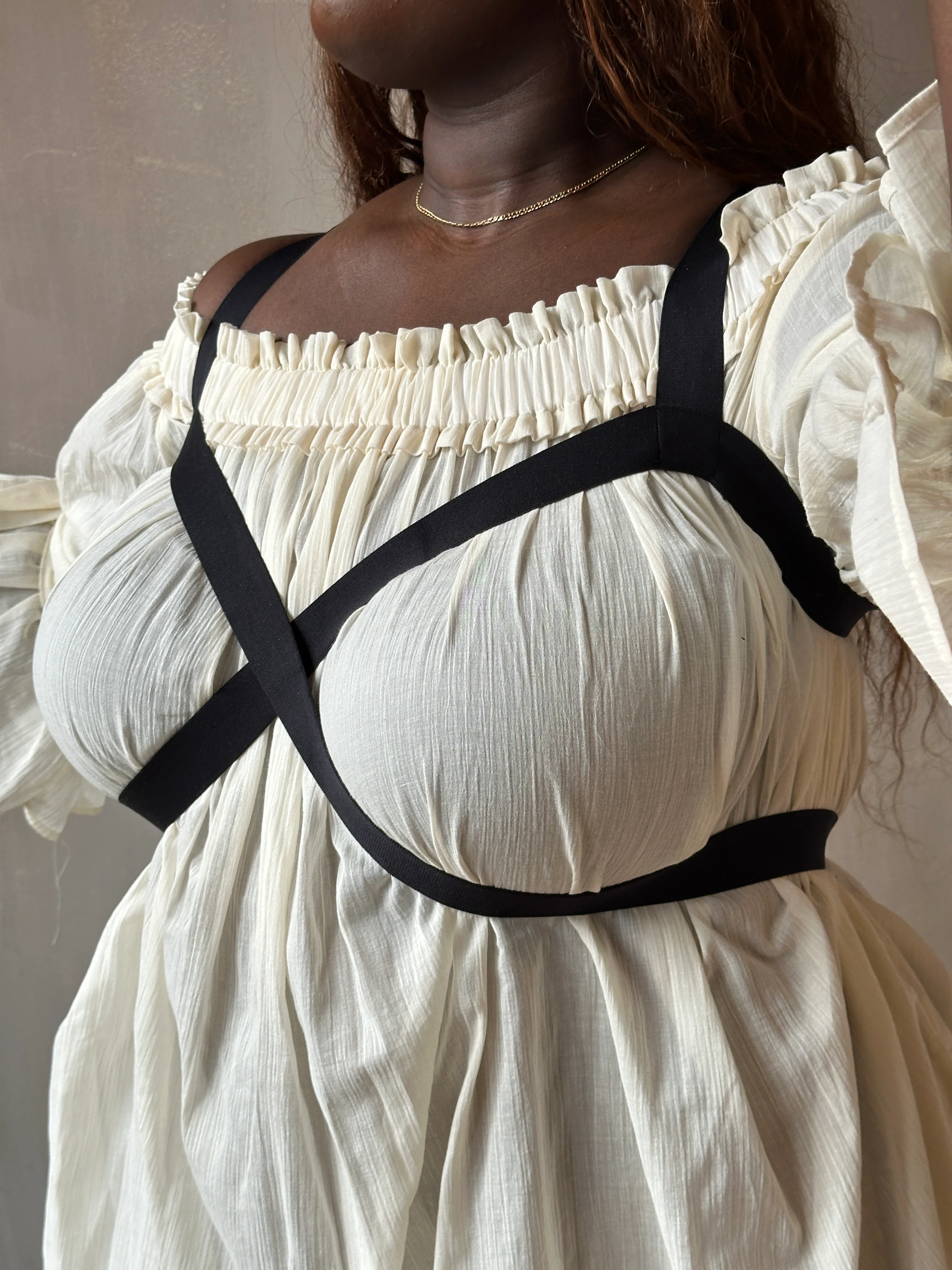 Spring '26: Reversible Crossover Harness in Cotton Sateen Elastic (Pre-Order) - Image 8