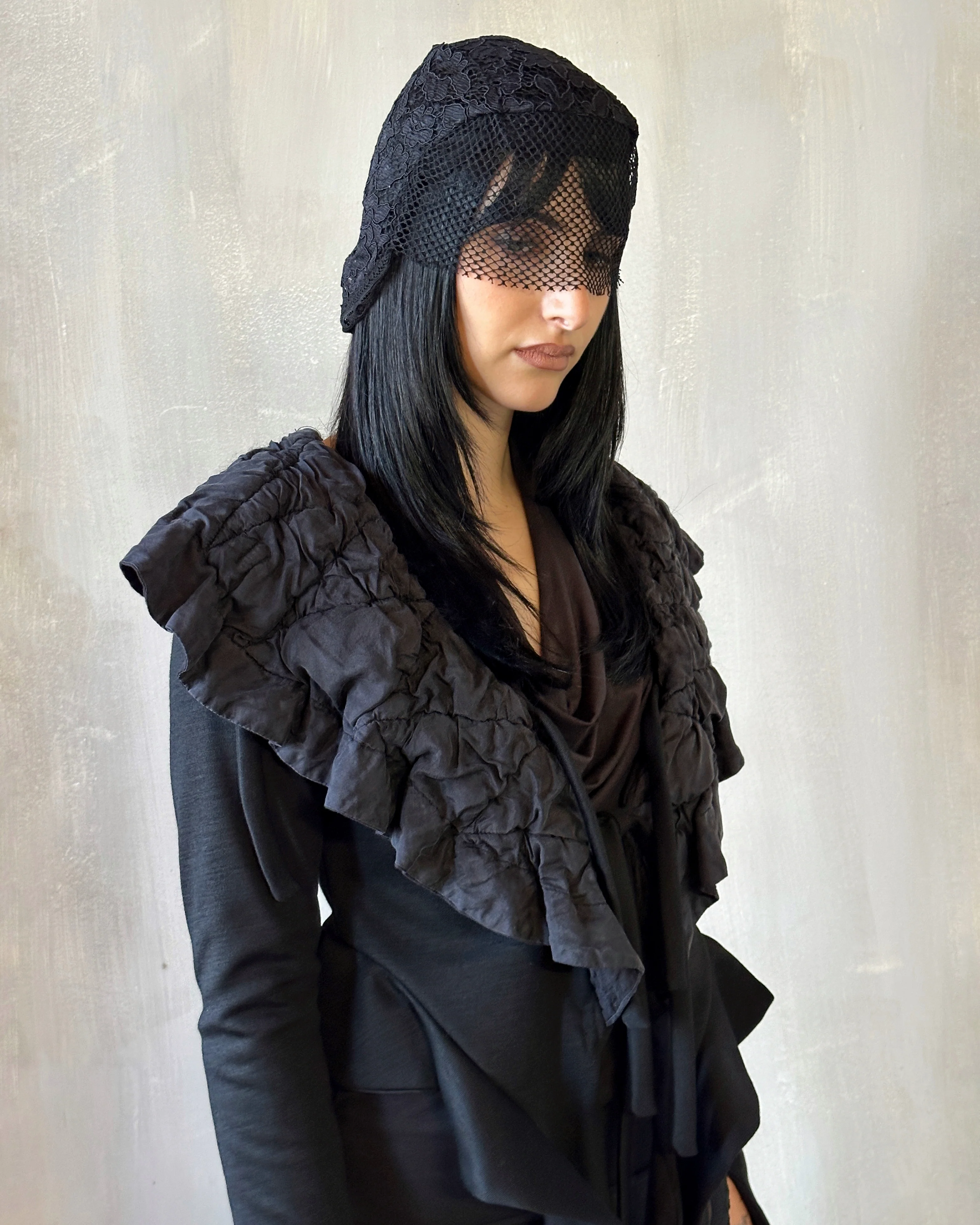 FW'24: Veiled Lace Bonnet (Pre-Order) - Image 5