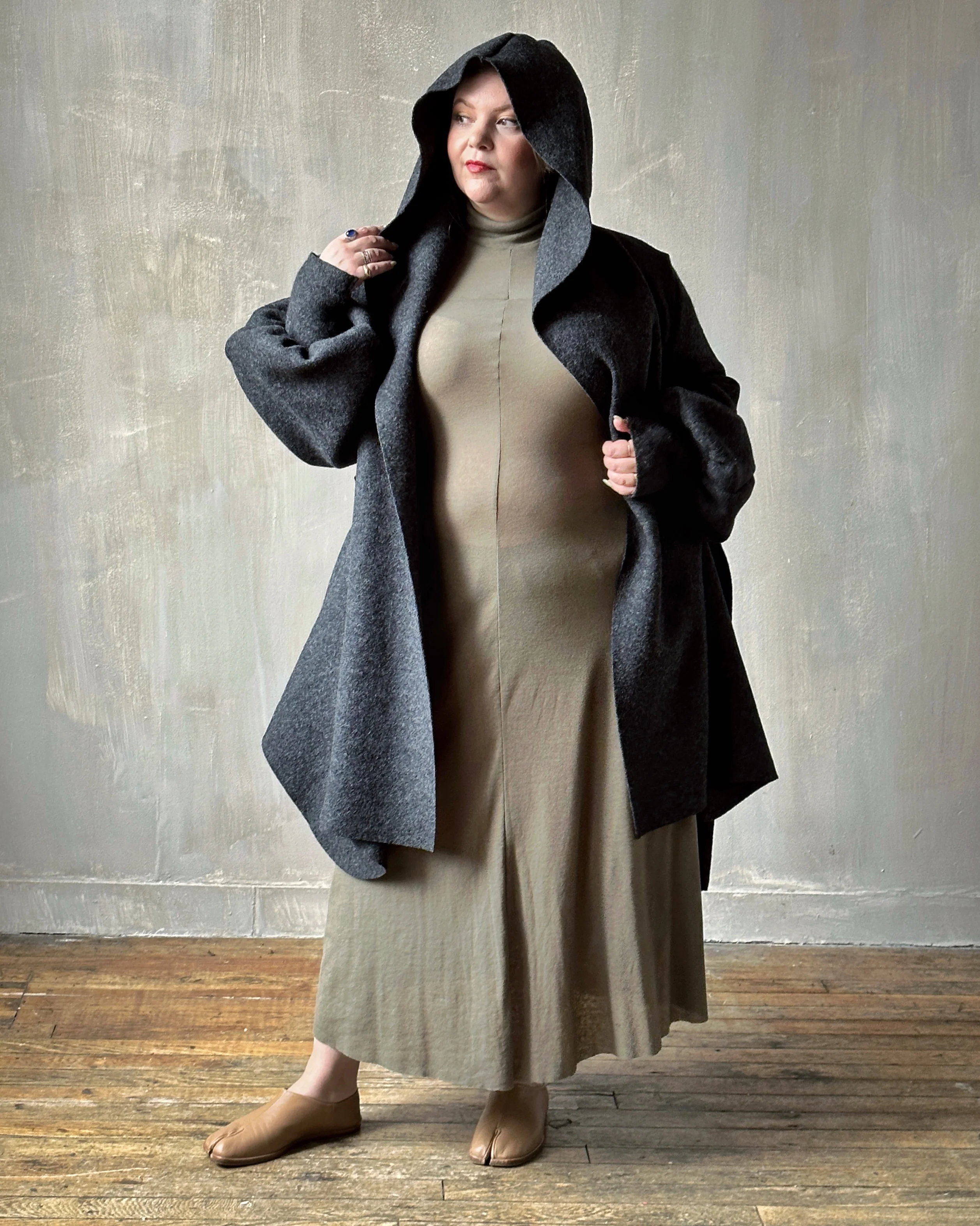 Cross-Seam Maxi Dress (Moss Green, In Stock)) * - Image 12