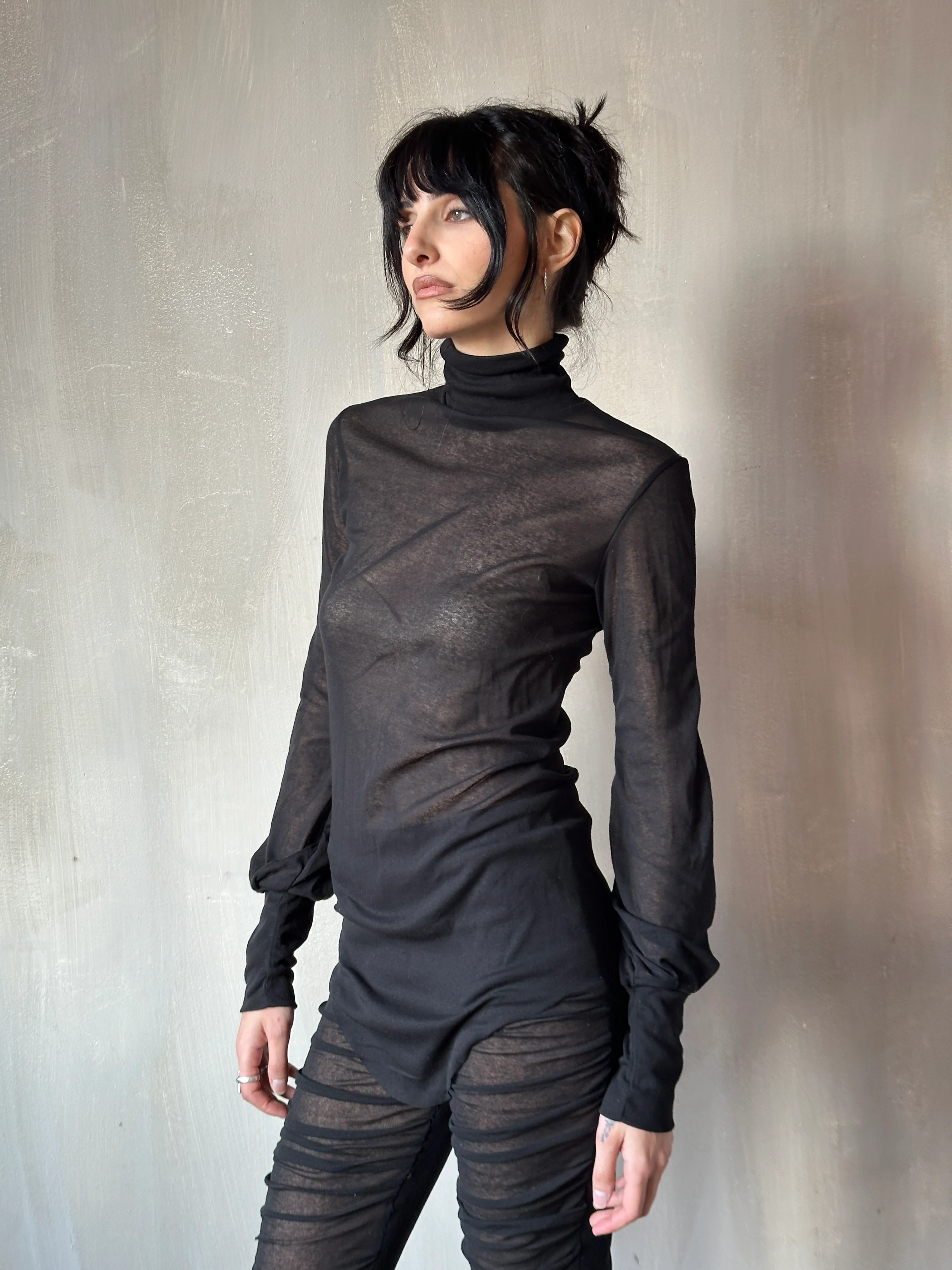 Winter '25 Semi-Sheer Hourglass Tunic in cotton - Image 11