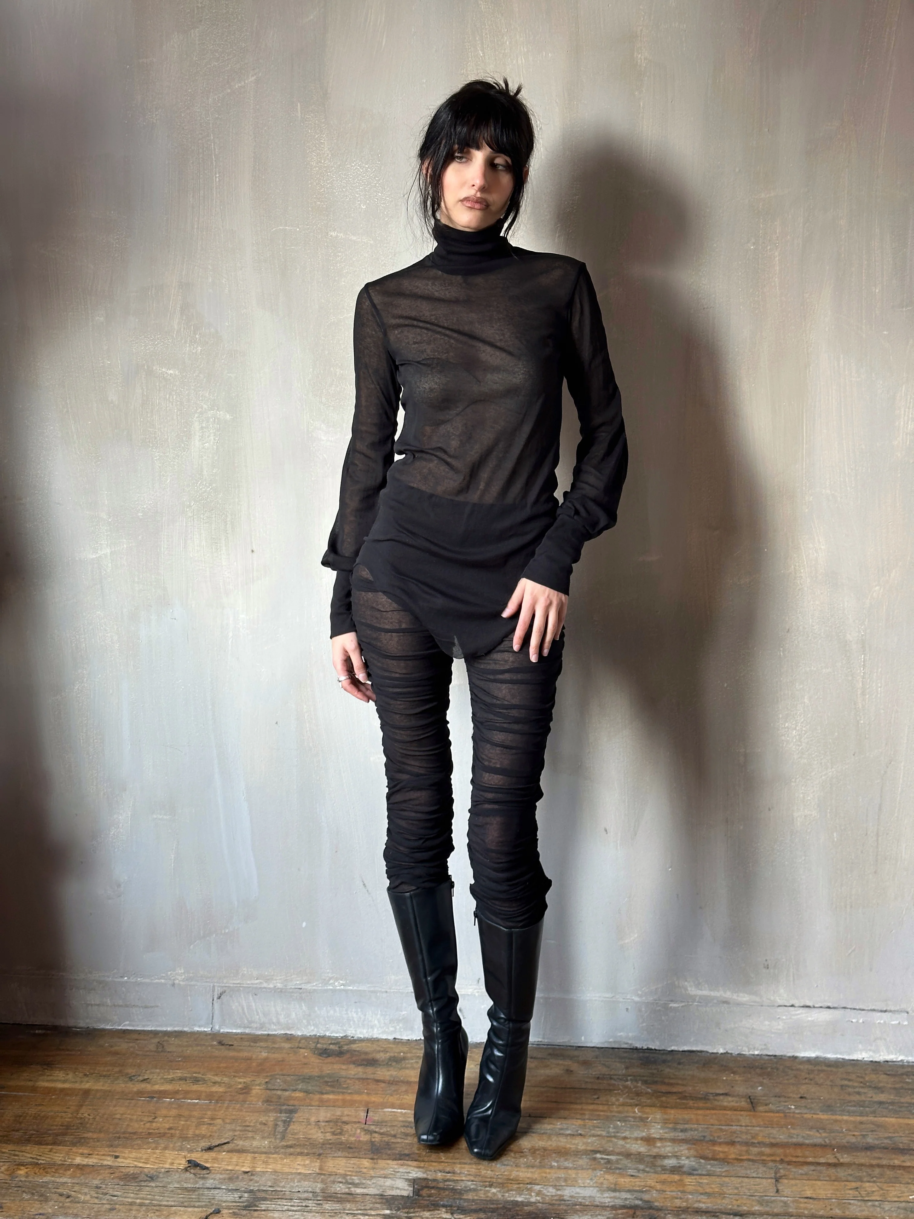 Winter '25 Semi-Sheer Hourglass Tunic in cotton - Image 12