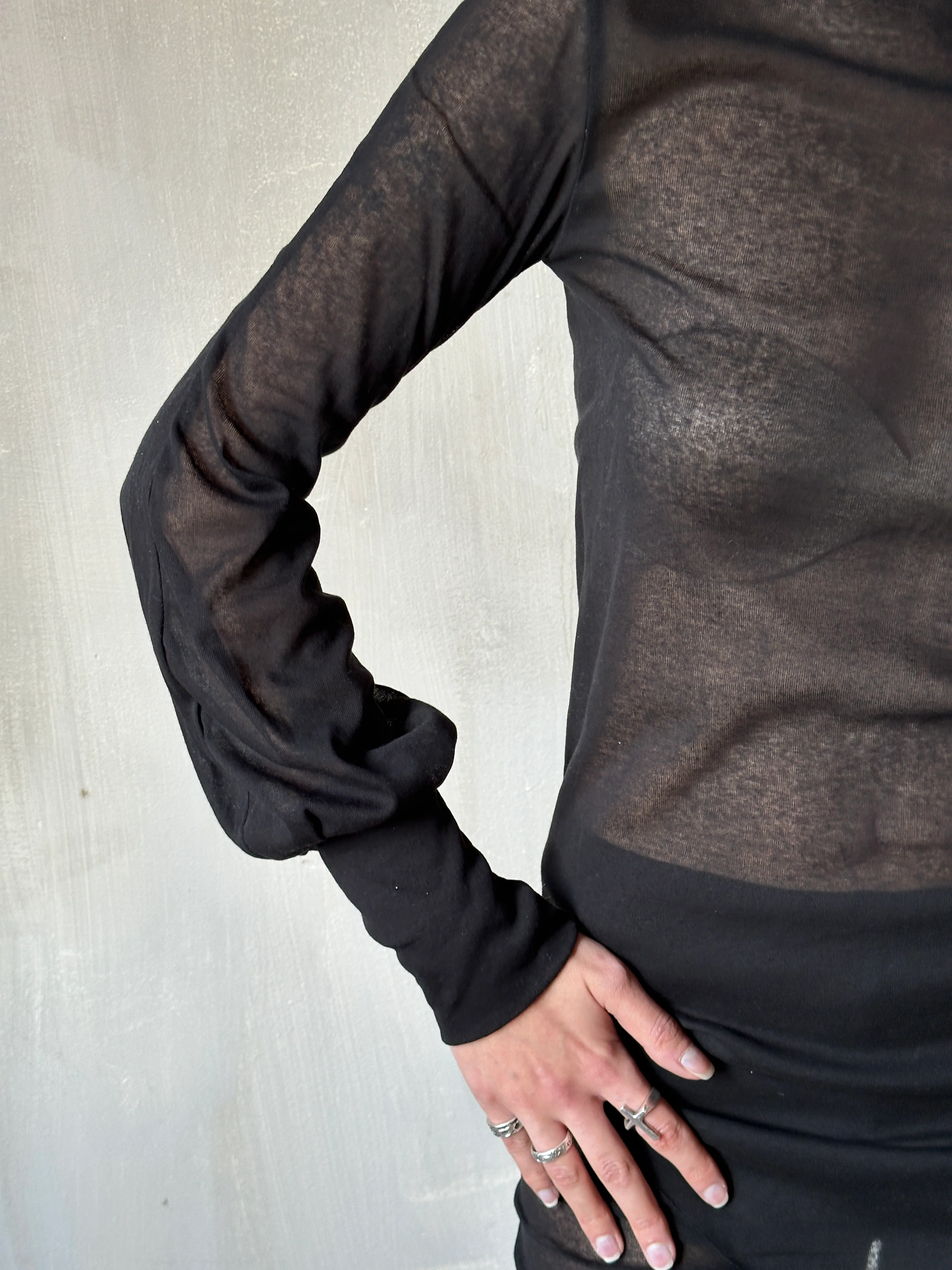 Winter '25 Semi-Sheer Hourglass Tunic in cotton - Image 16