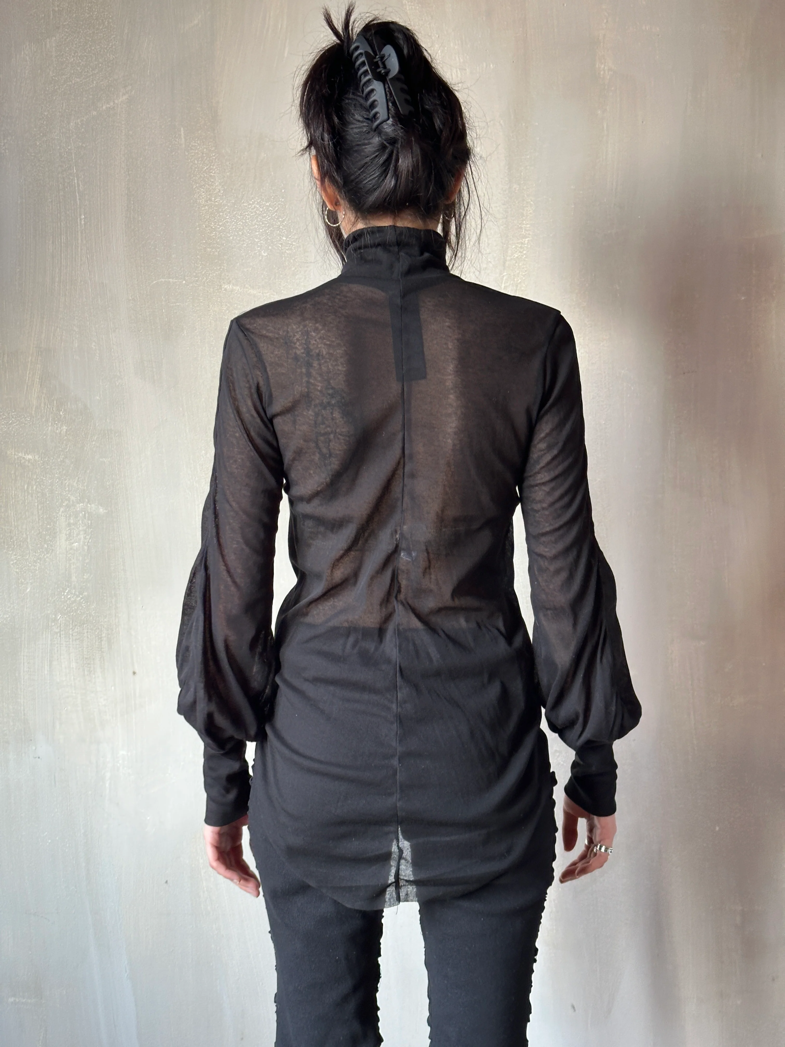Winter '25 Semi-Sheer Hourglass Tunic in cotton - Image 7