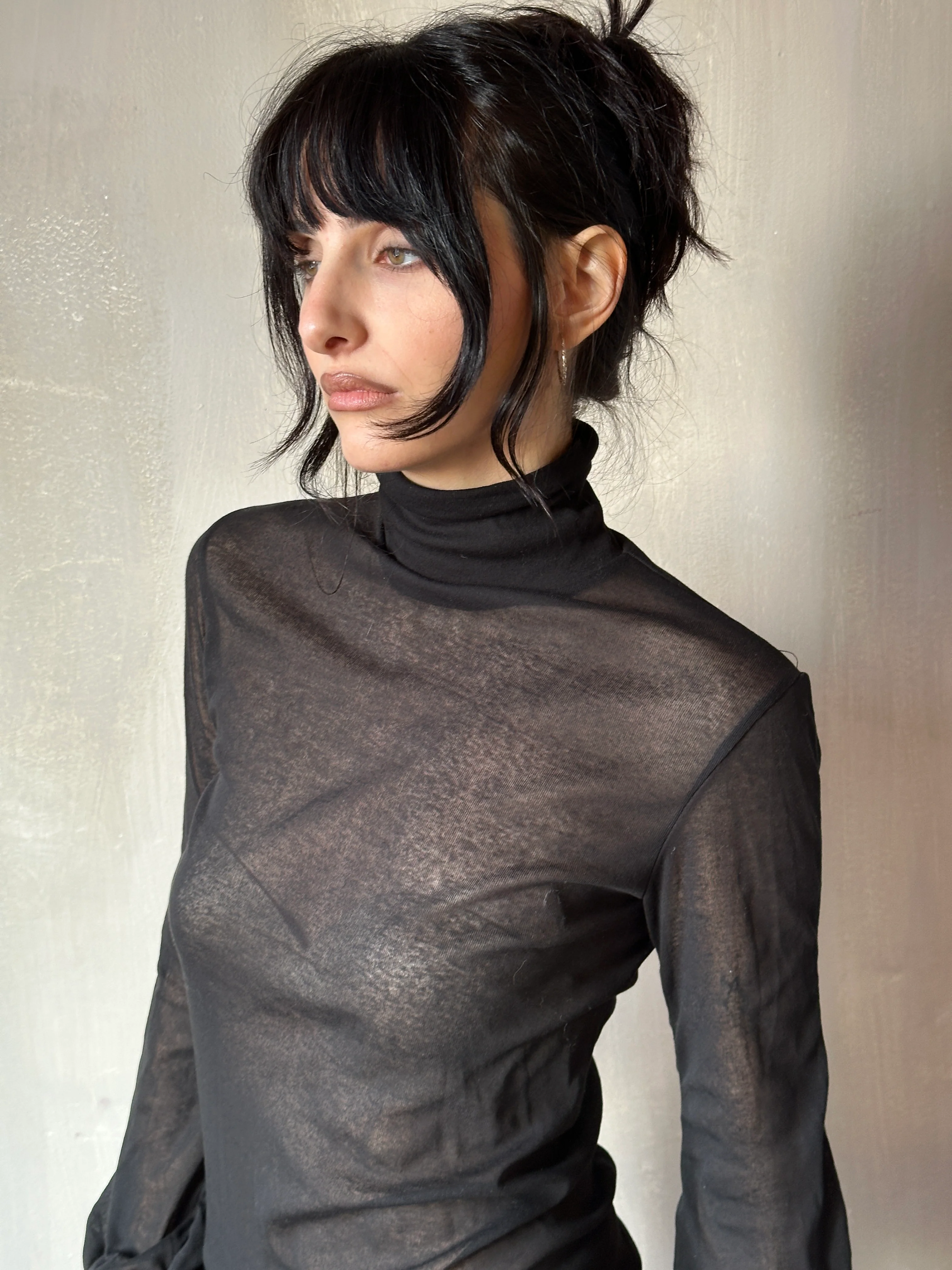 Winter '25 Semi-Sheer Hourglass Tunic in cotton - Image 9