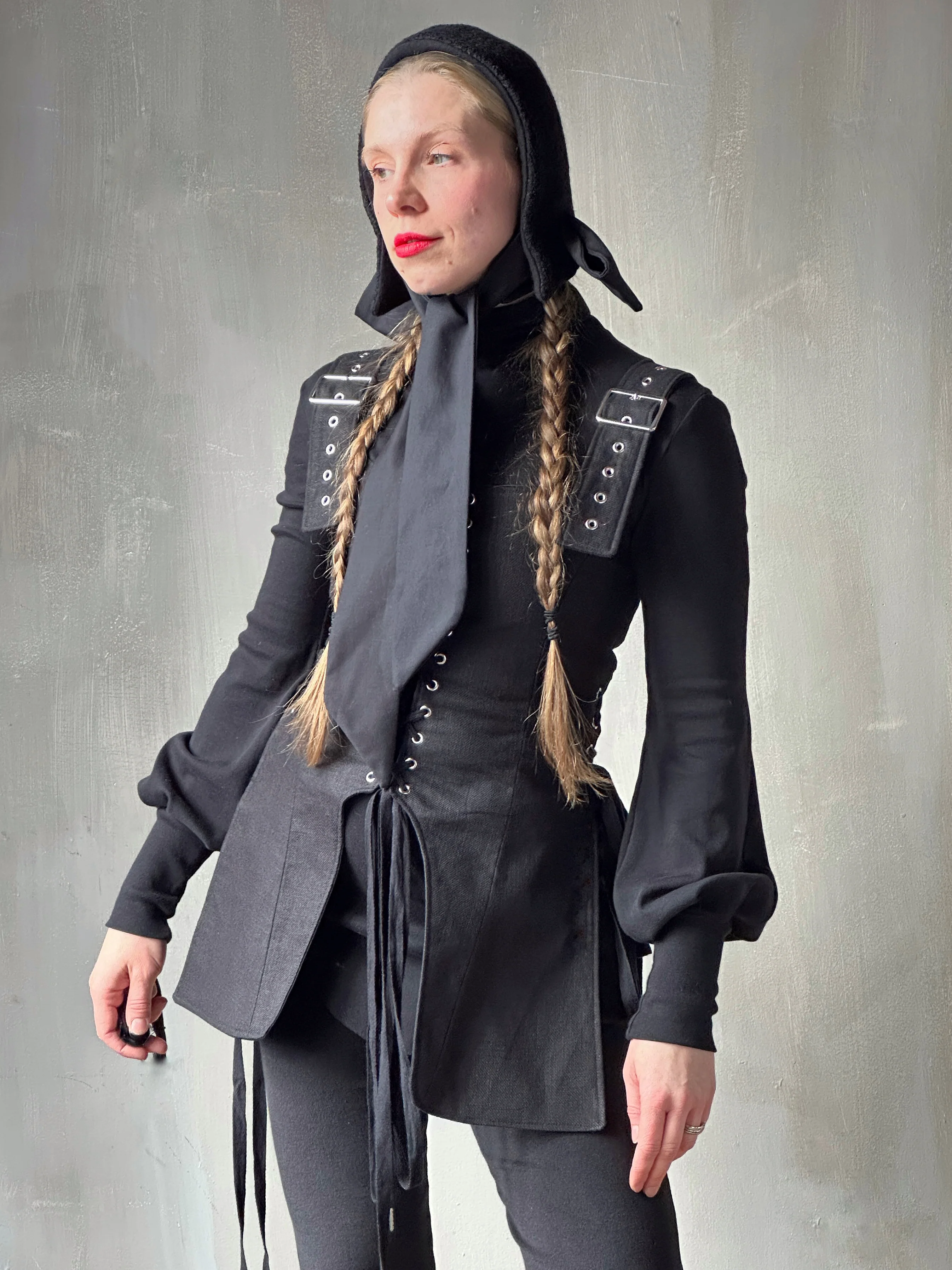 Winter '26: Pinafore Corset Vest in Ramie Twill (In Stock) - Image 12