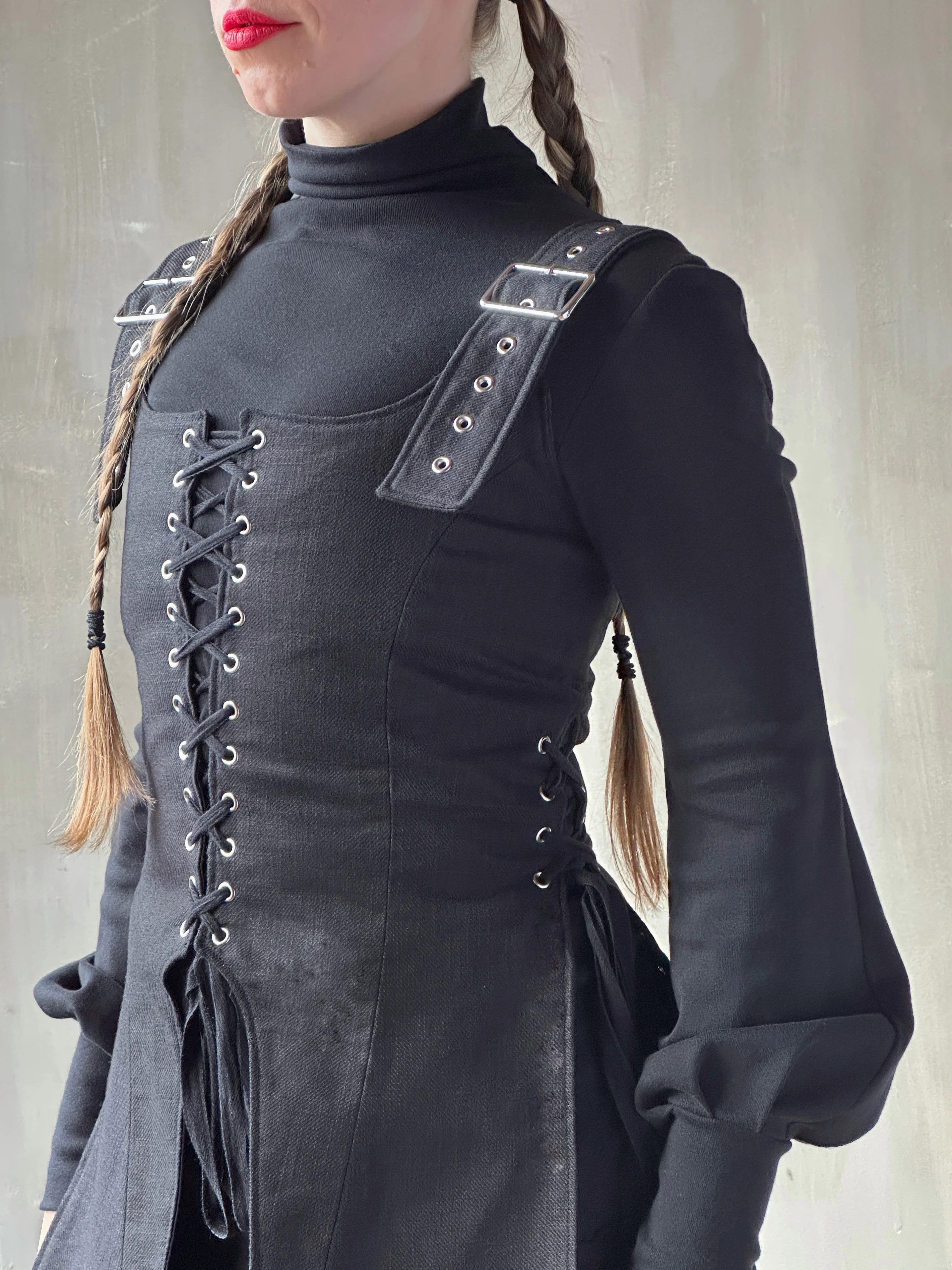 Winter '26: Pinafore Corset Vest in Ramie Twill (In Stock) - Image 15