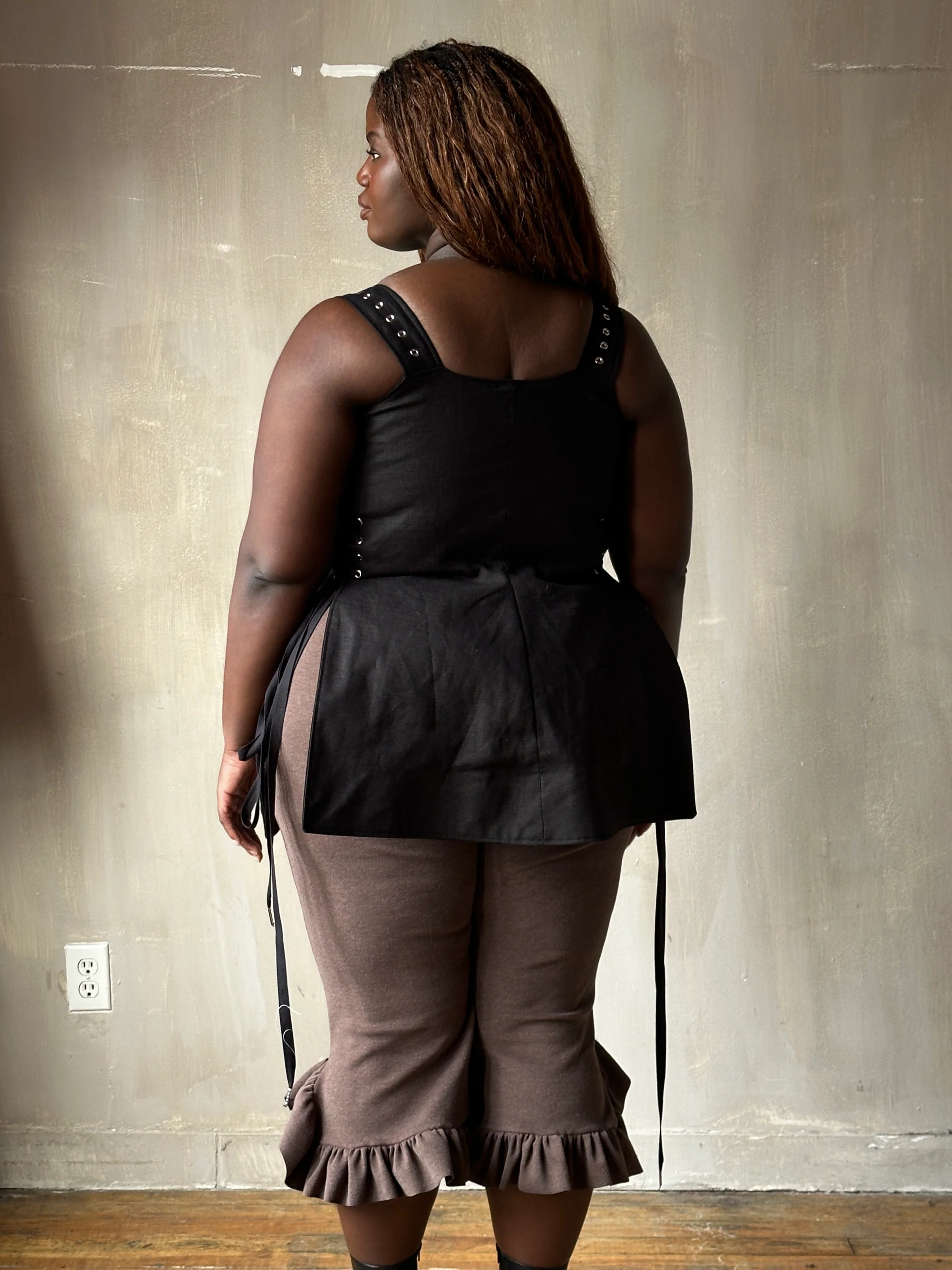 Winter '26: Pinafore Corset Vest in Ramie Twill (In Stock) - Image 24