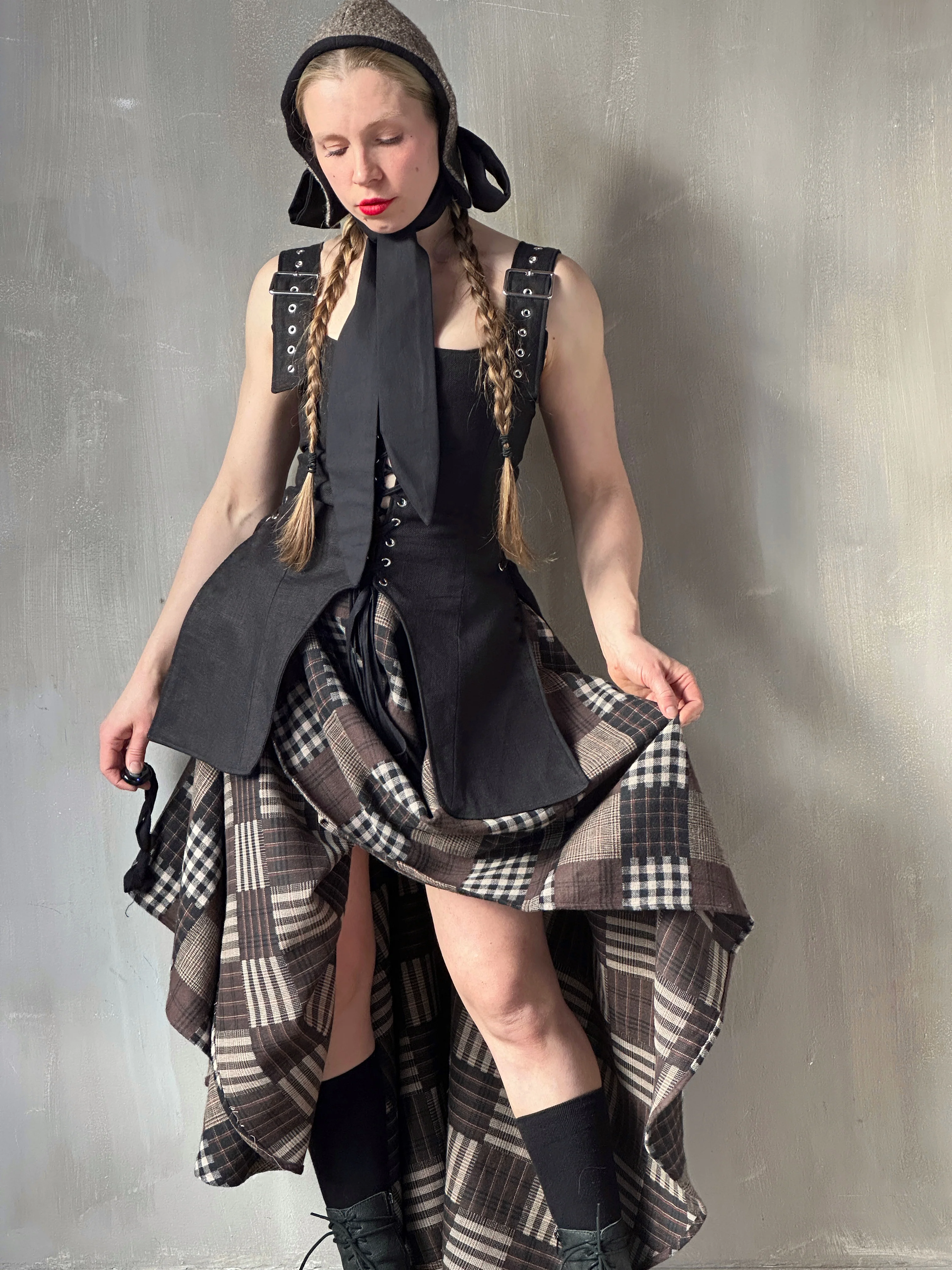 Winter '26: Pinafore Corset Vest in Ramie Twill (In Stock) - Image 26